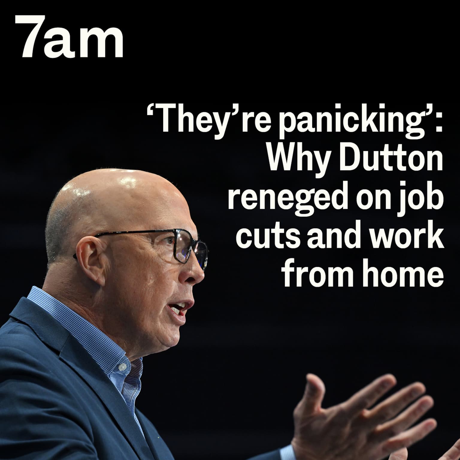 ‘They’re panicking’: Why Dutton reneged on job cuts and work from home artwork