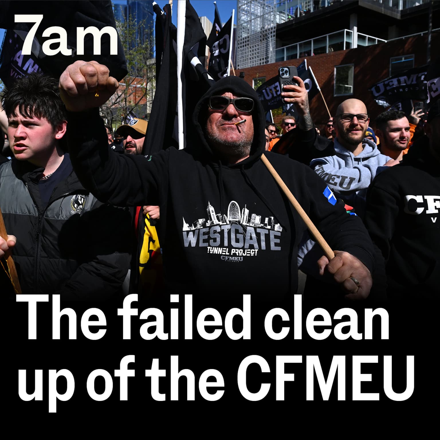 ‘The gangsters have gone f*cking nowhere’: The failed clean up of the CFMEU artwork