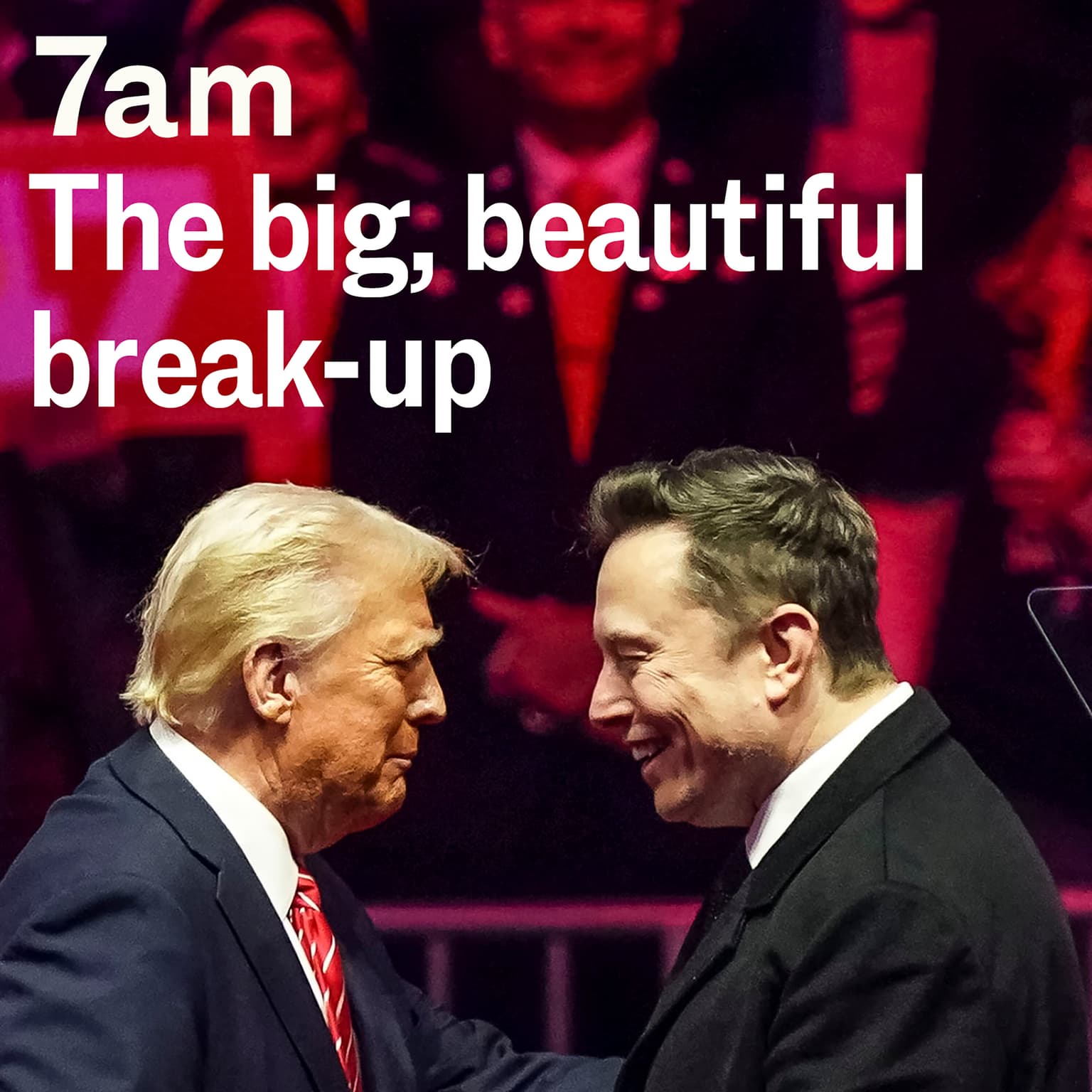 Trump, Musk and the big, beautiful break-up artwork