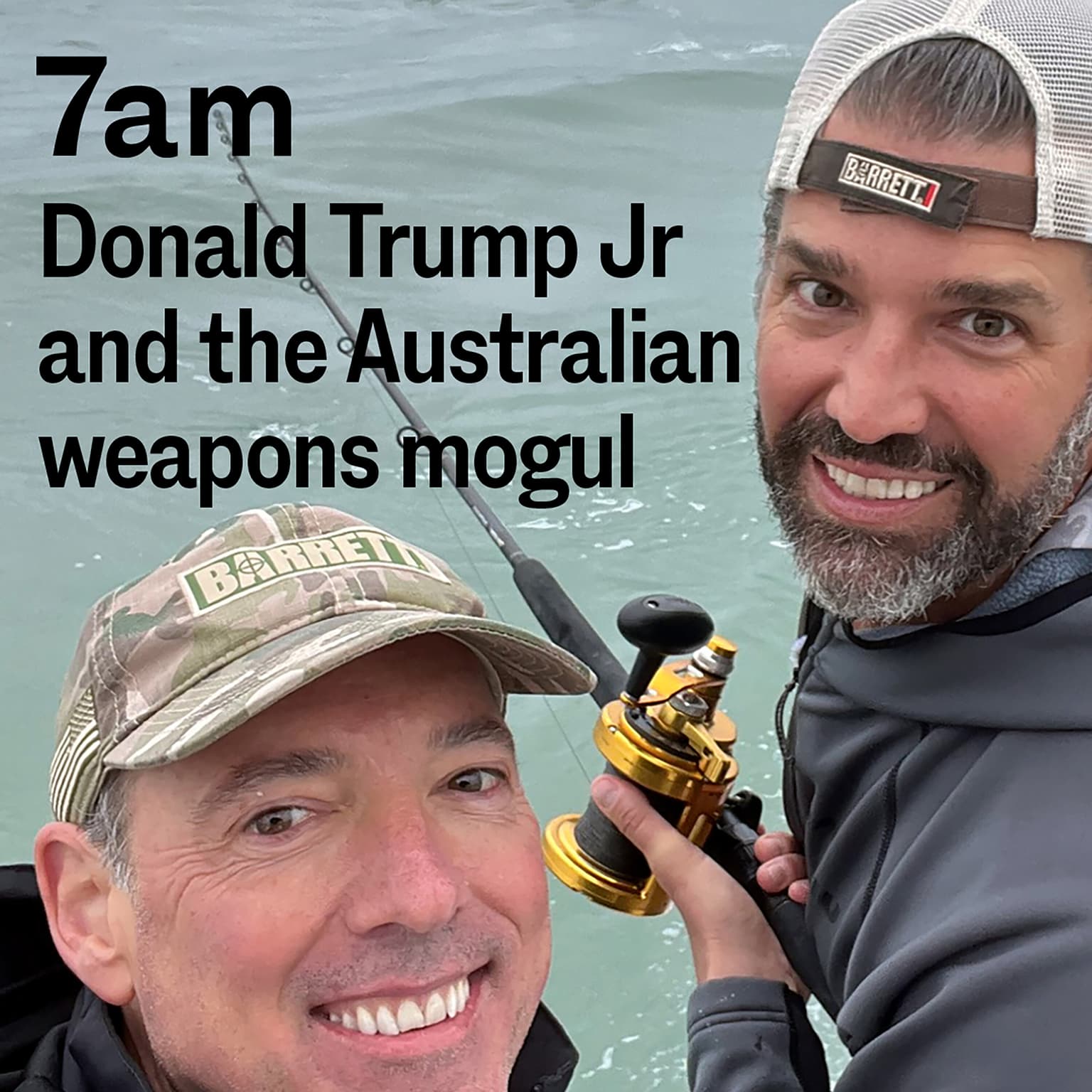 Peter Dutton, Donald Trump Jr and the Australian weapons mogul artwork