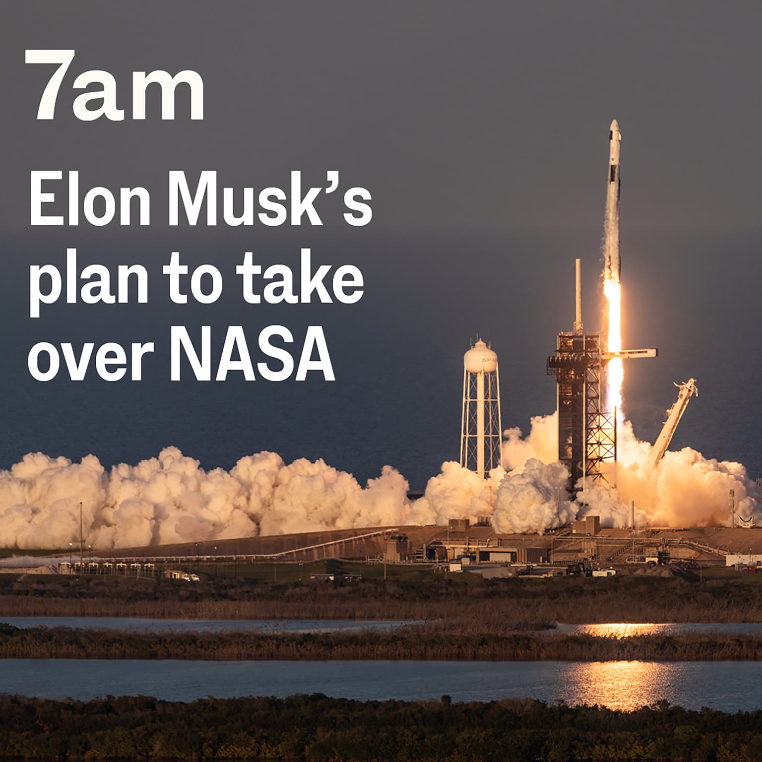 Elon Musk’s plan to take over NASA artwork