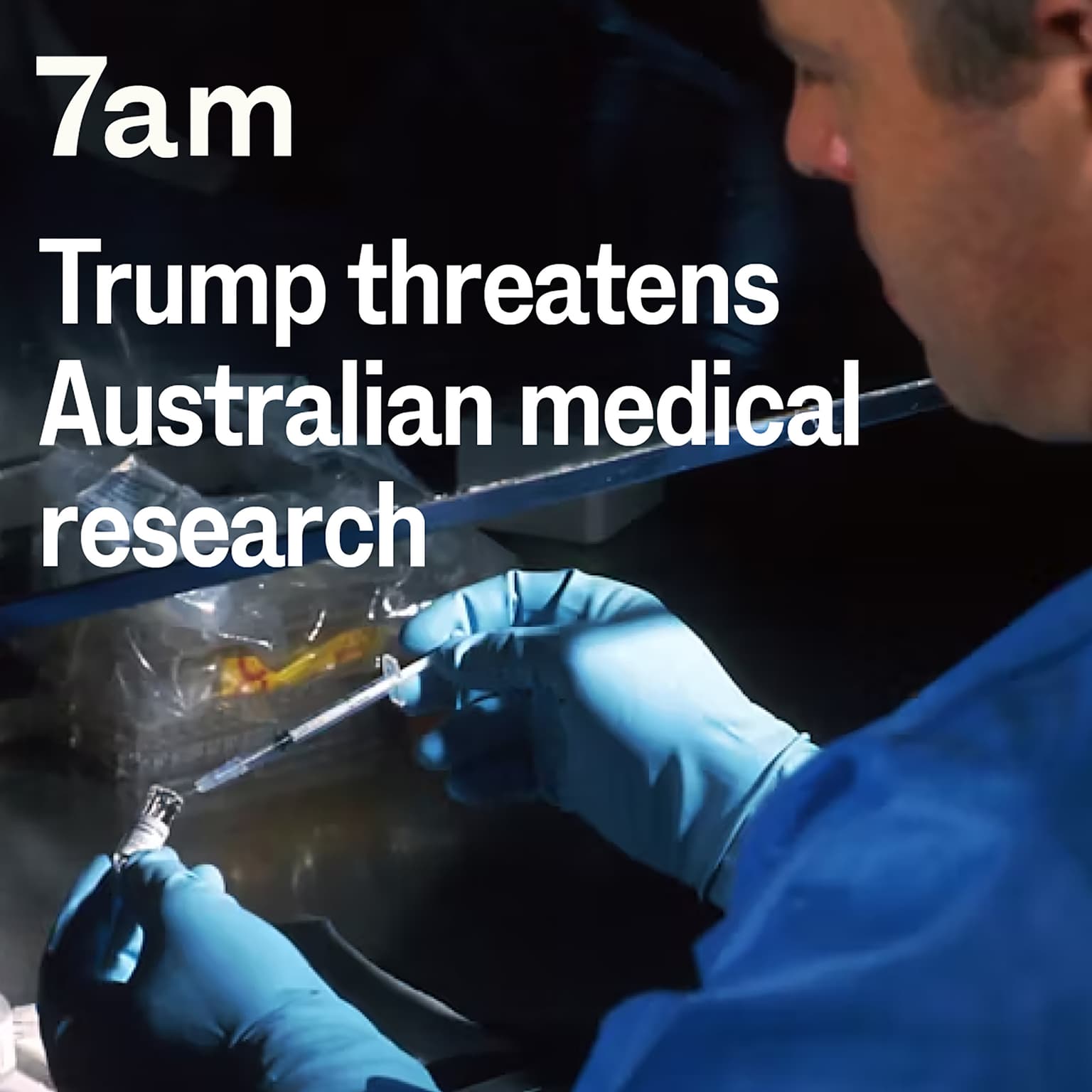 Trump threatens Australian medical research artwork