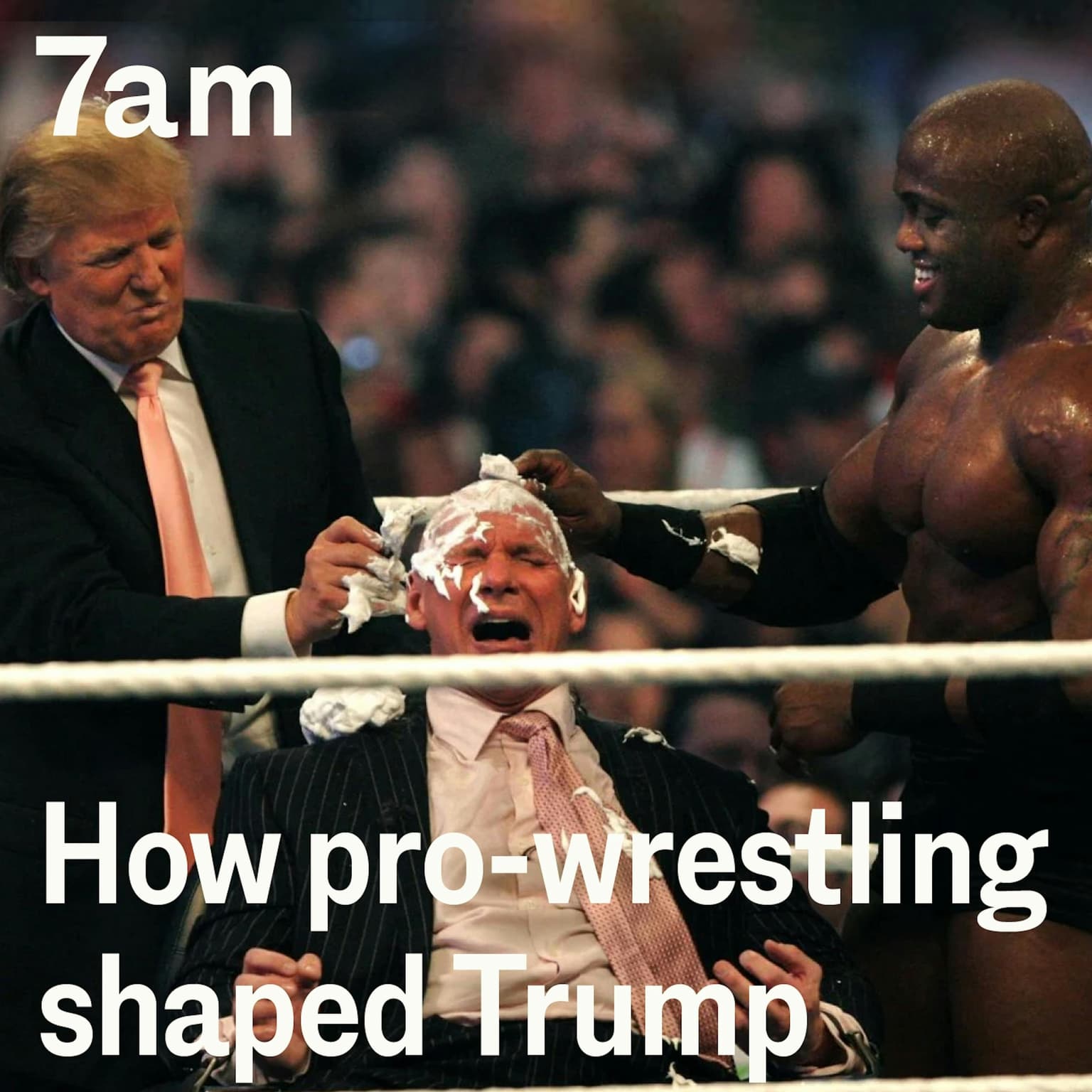 How pro-wrestling shaped Trump artwork