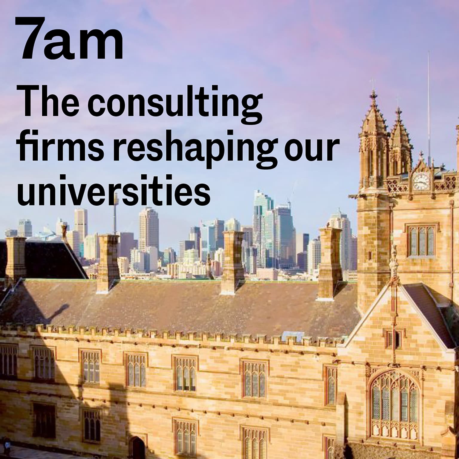 The consulting firms reshaping our universities artwork