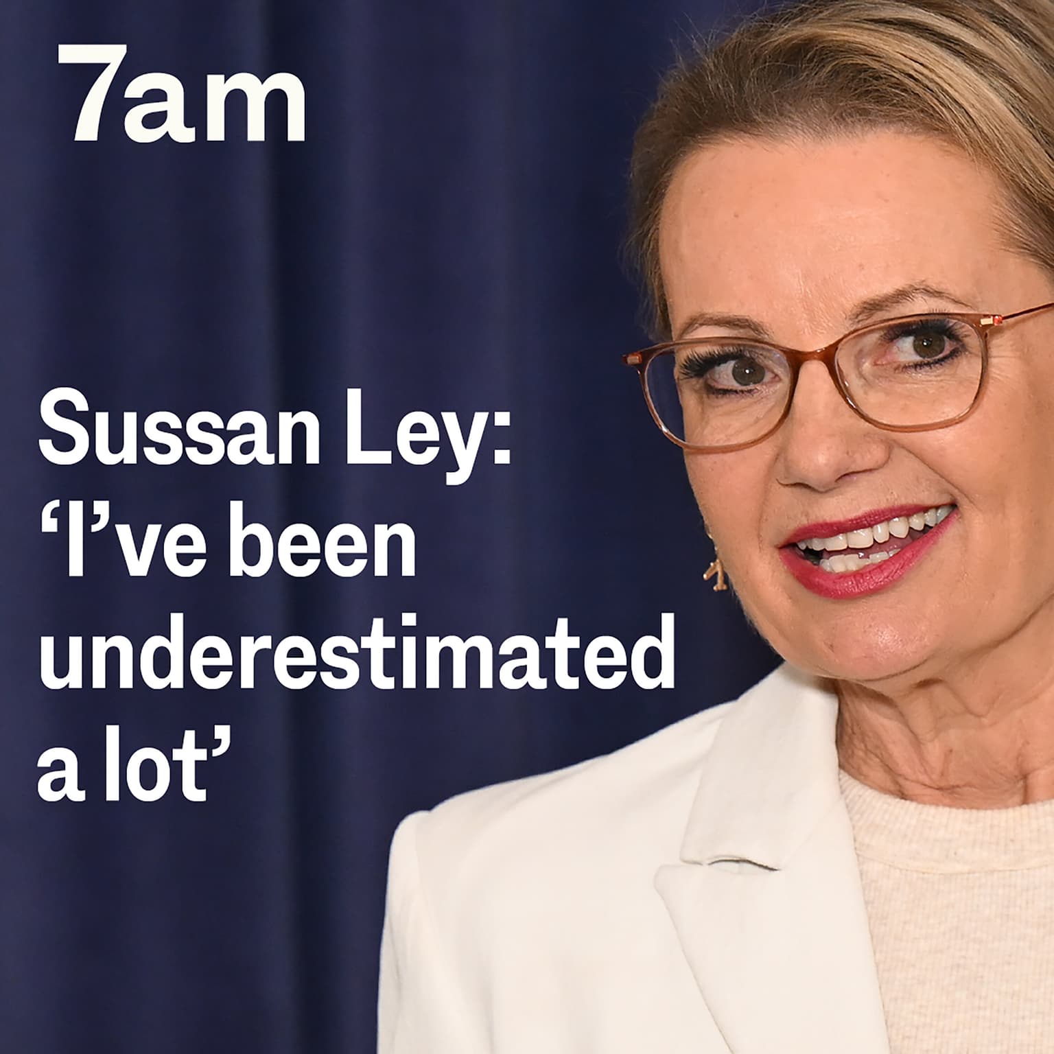 Sussan Ley: ‘I’ve been underestimated a lot’ artwork
