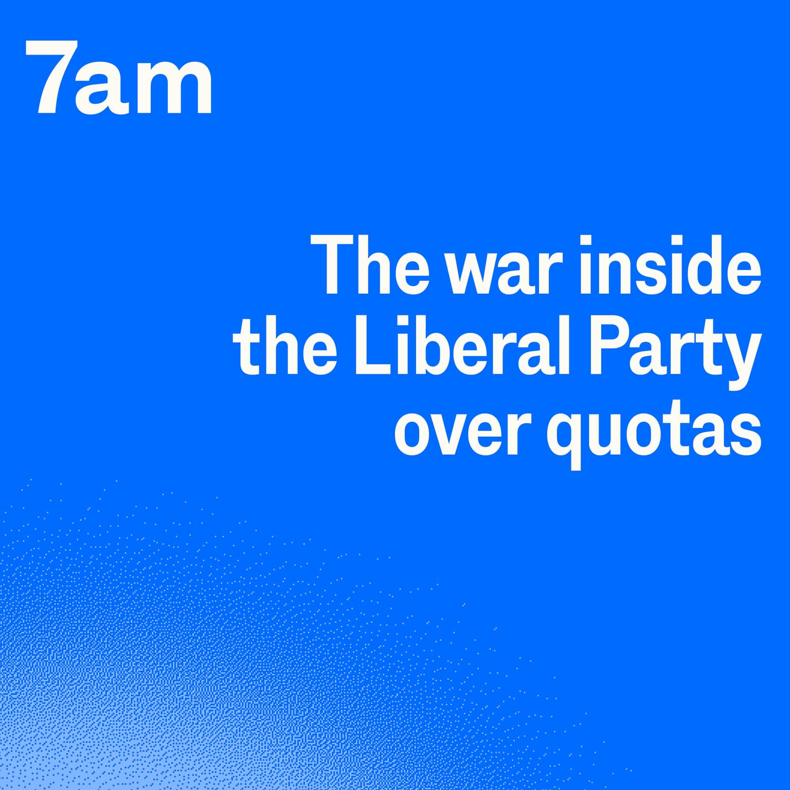 The war inside the Liberal Party over quotas artwork