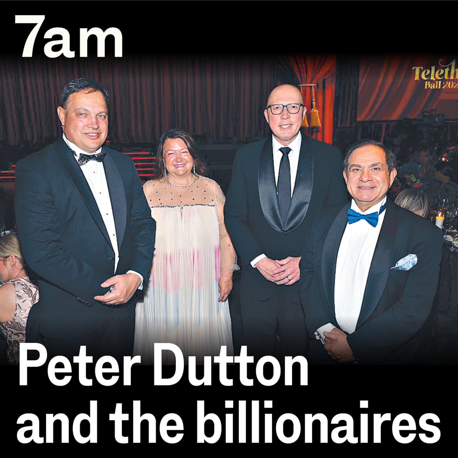 Peter Dutton and the billionaires artwork