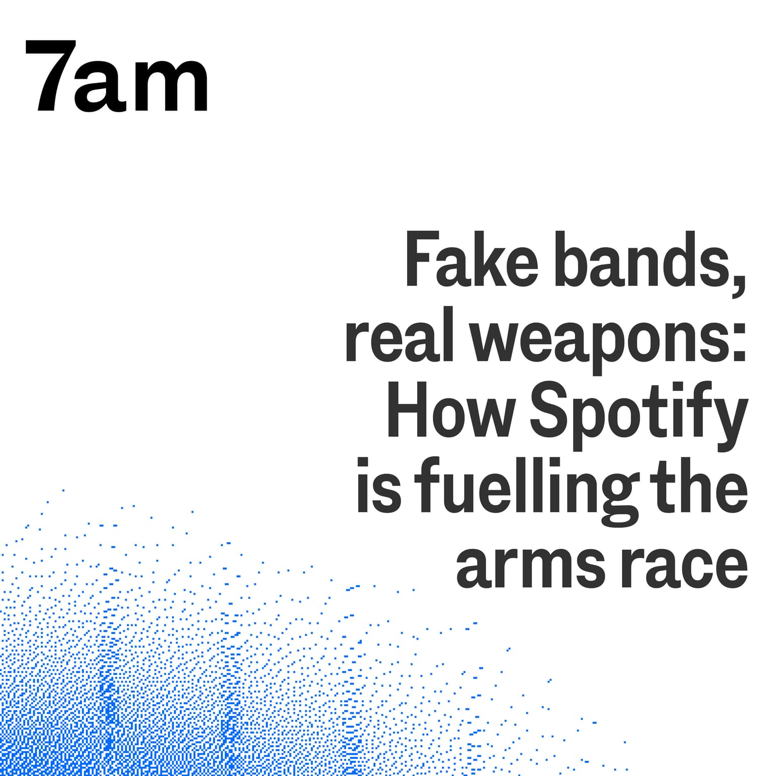 Fake bands, real weapons: How Spotify is fuelling the arms race artwork