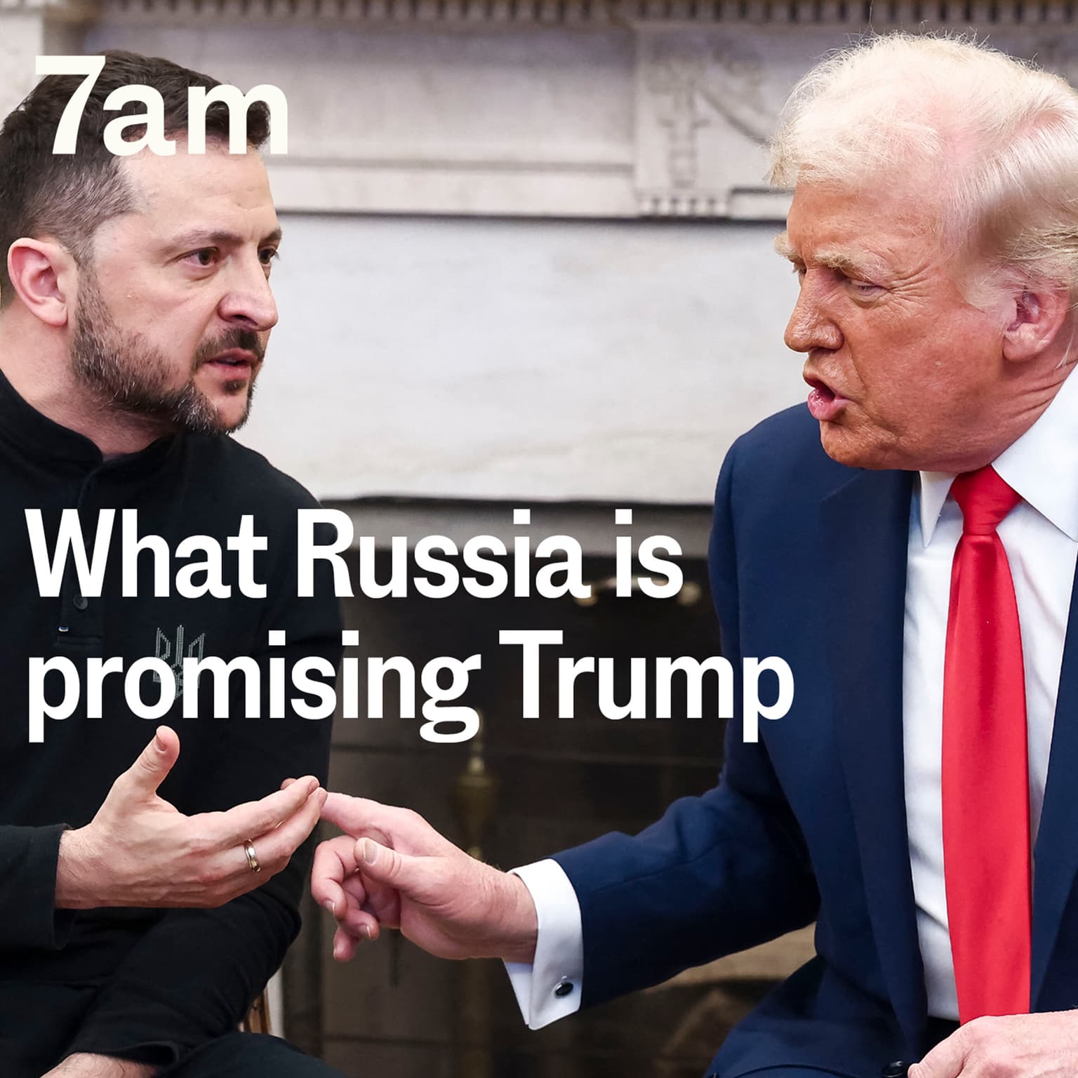 What Russia is promising Trump artwork