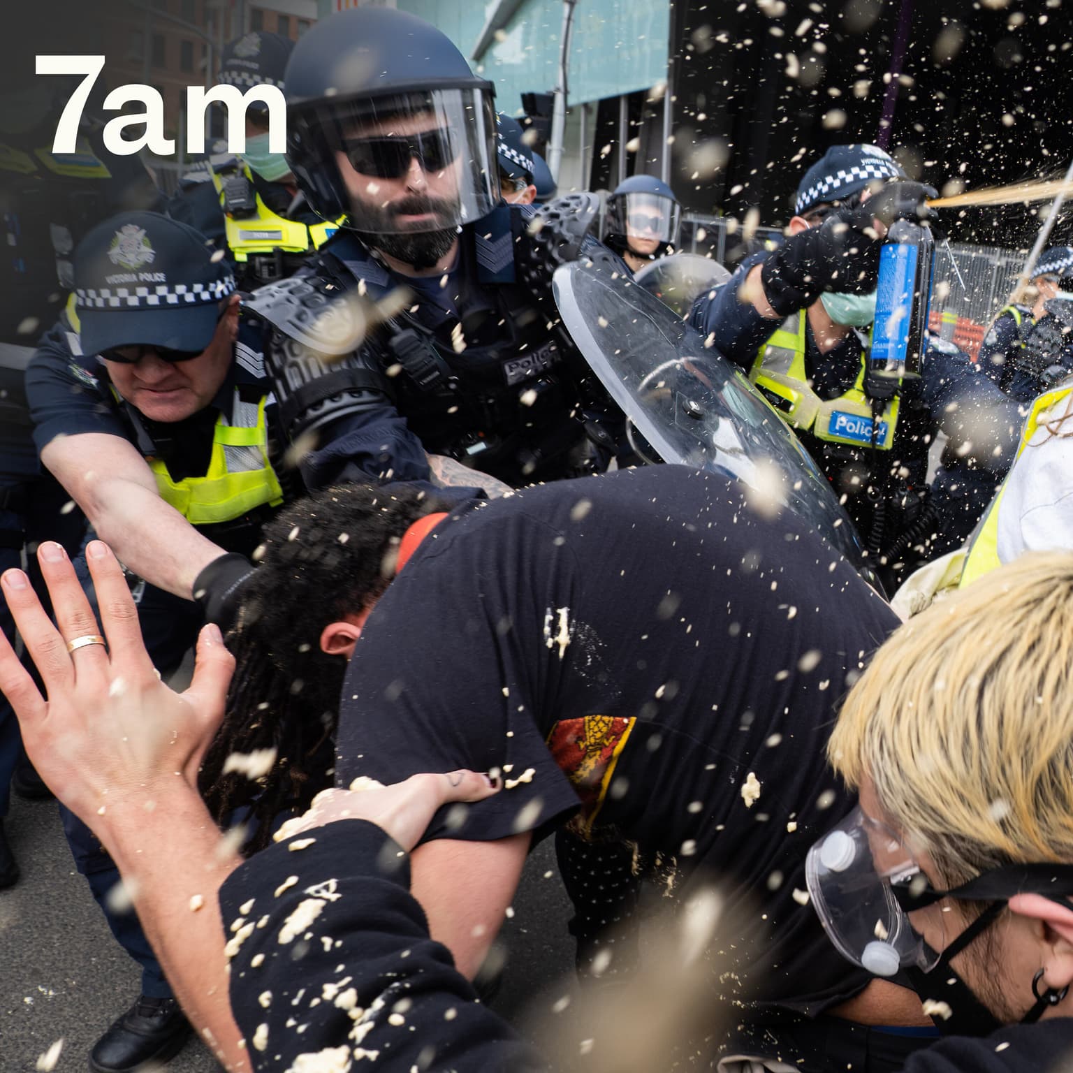Why protests are getting more dangerous artwork