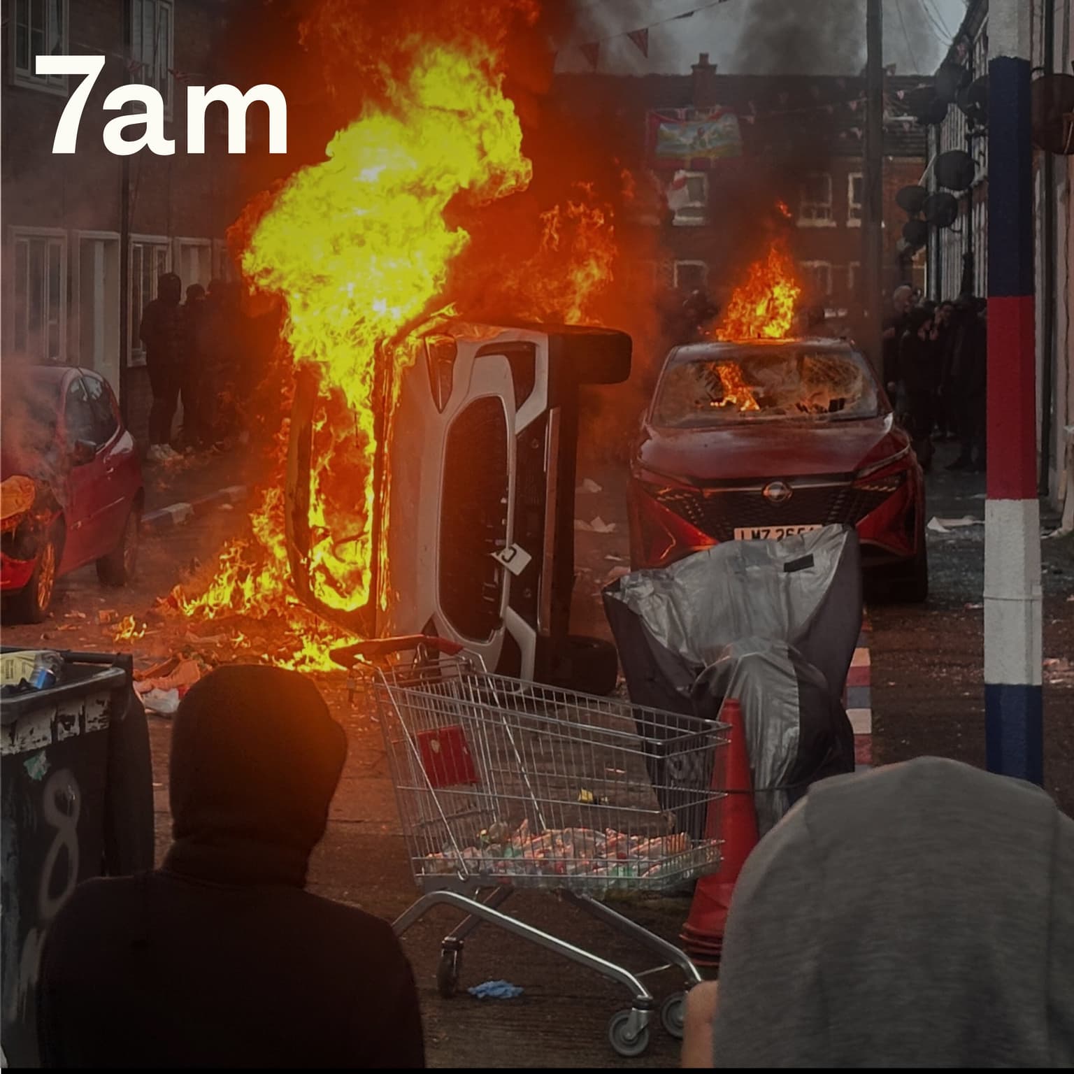 Emily Maitlis on the Belfast riots, Elon Musk, and the anti-migrant frenzy artwork
