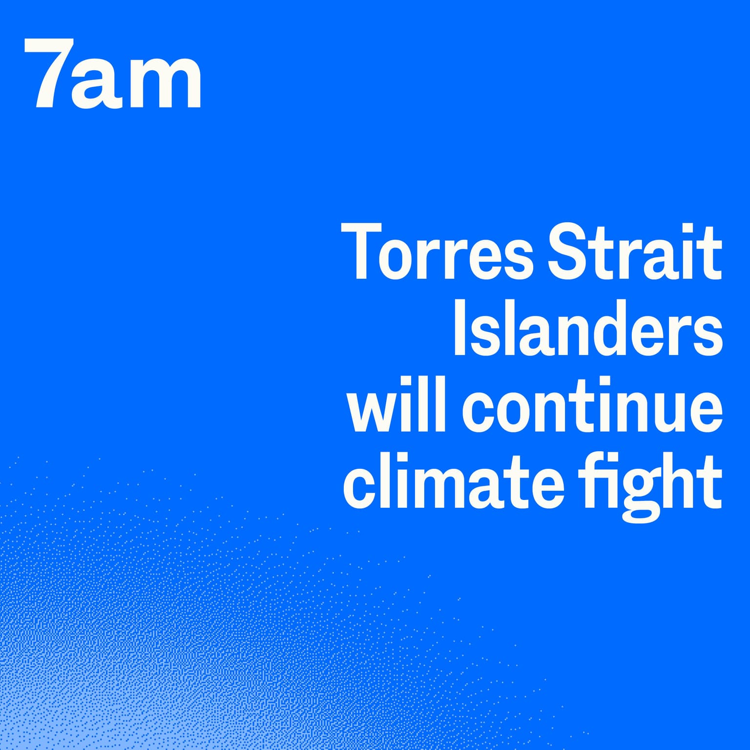 ‘Mabo didn’t win the first time’: Torres Strait Islanders will continue climate fight artwork