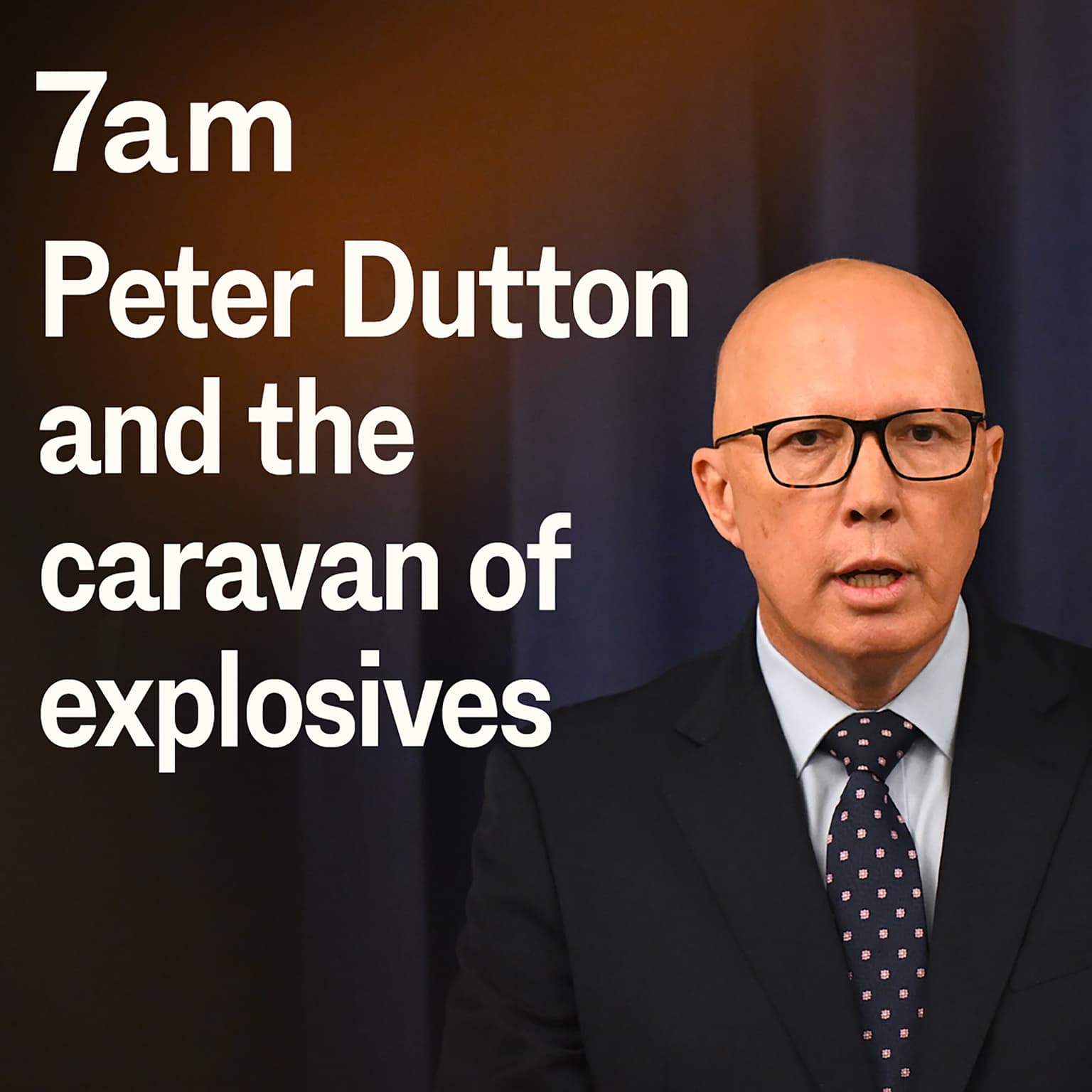 Peter Dutton and the caravan of explosives artwork