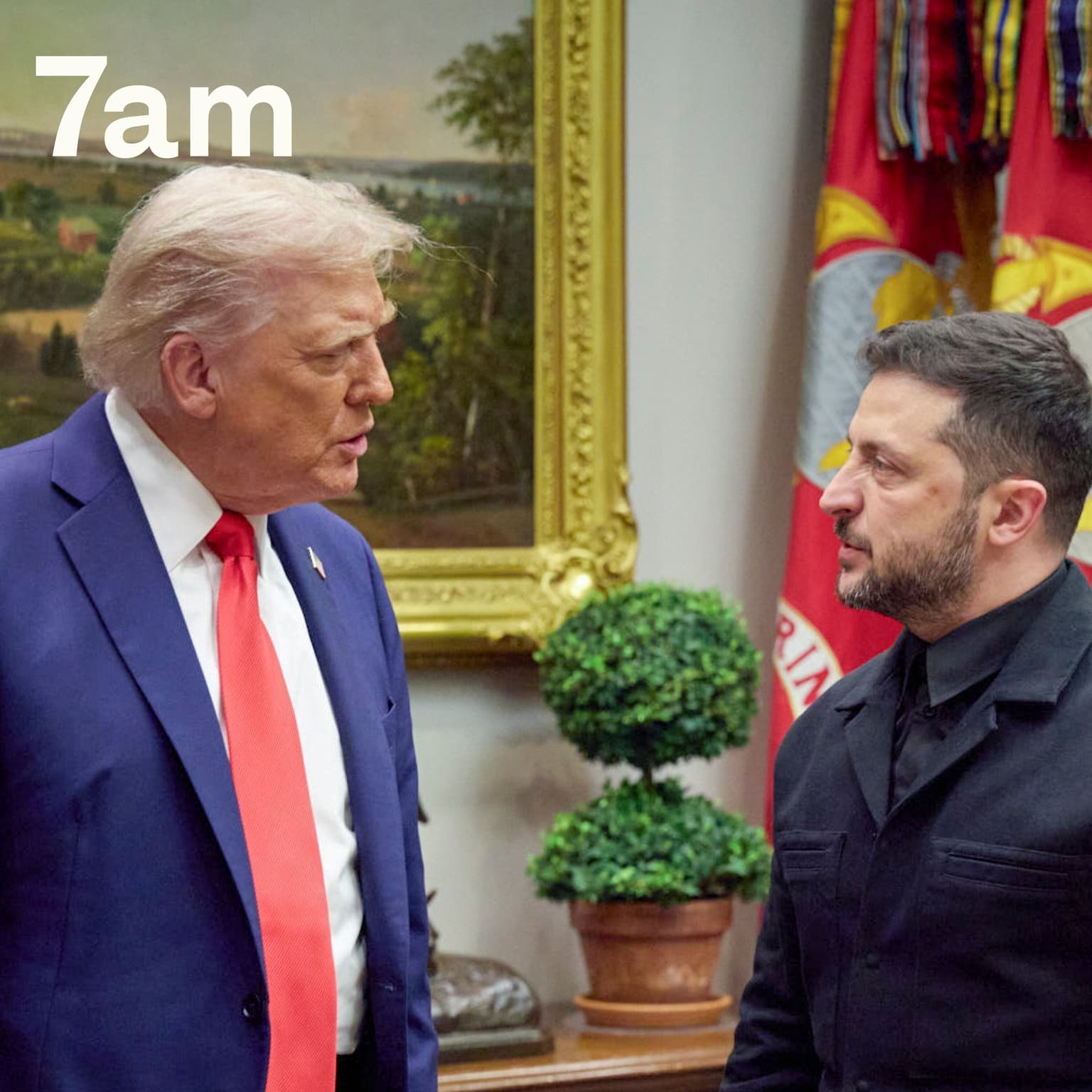 Trump v Zelensky: Round 2 artwork