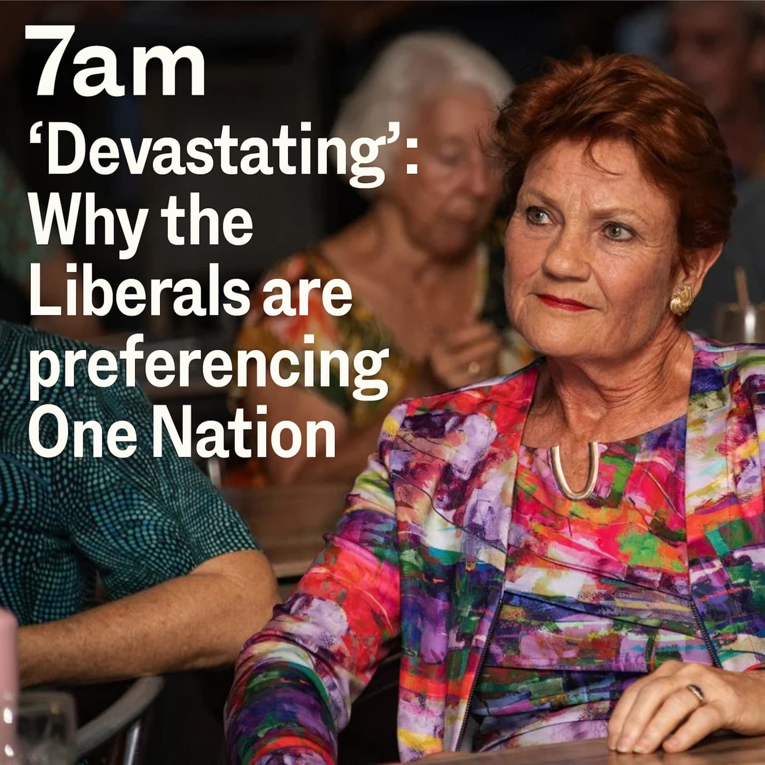‘Devastating’: Why the Liberals are preferencing One Nation artwork