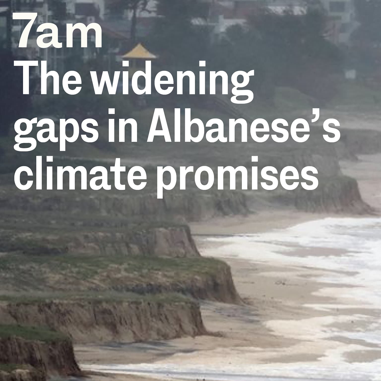 The widening gaps in Albanese’s climate promises artwork
