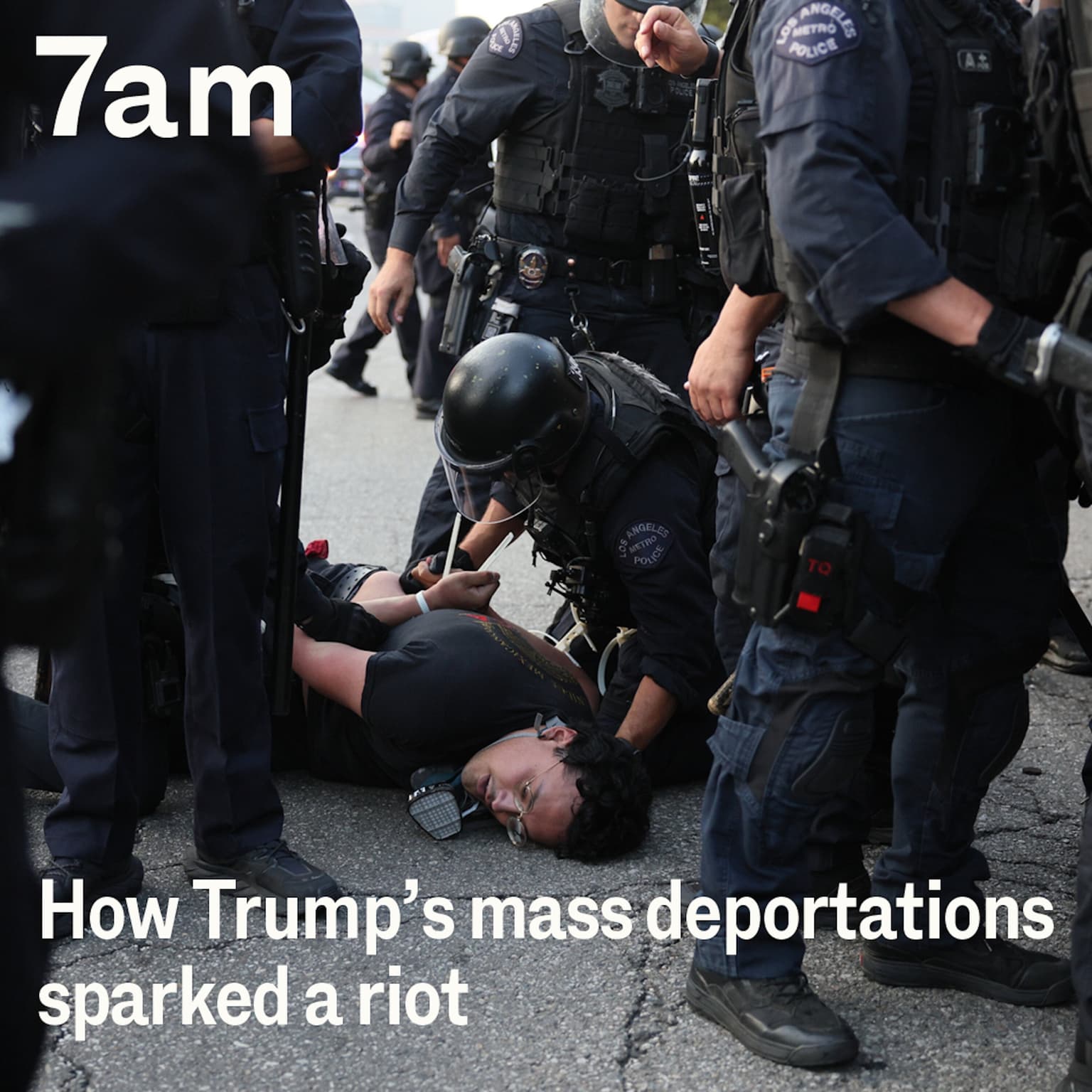 How Trump’s mass deportations sparked a riot artwork
