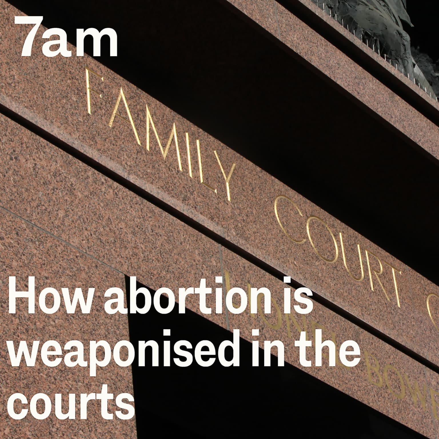 How abortion is weaponised in the courts artwork