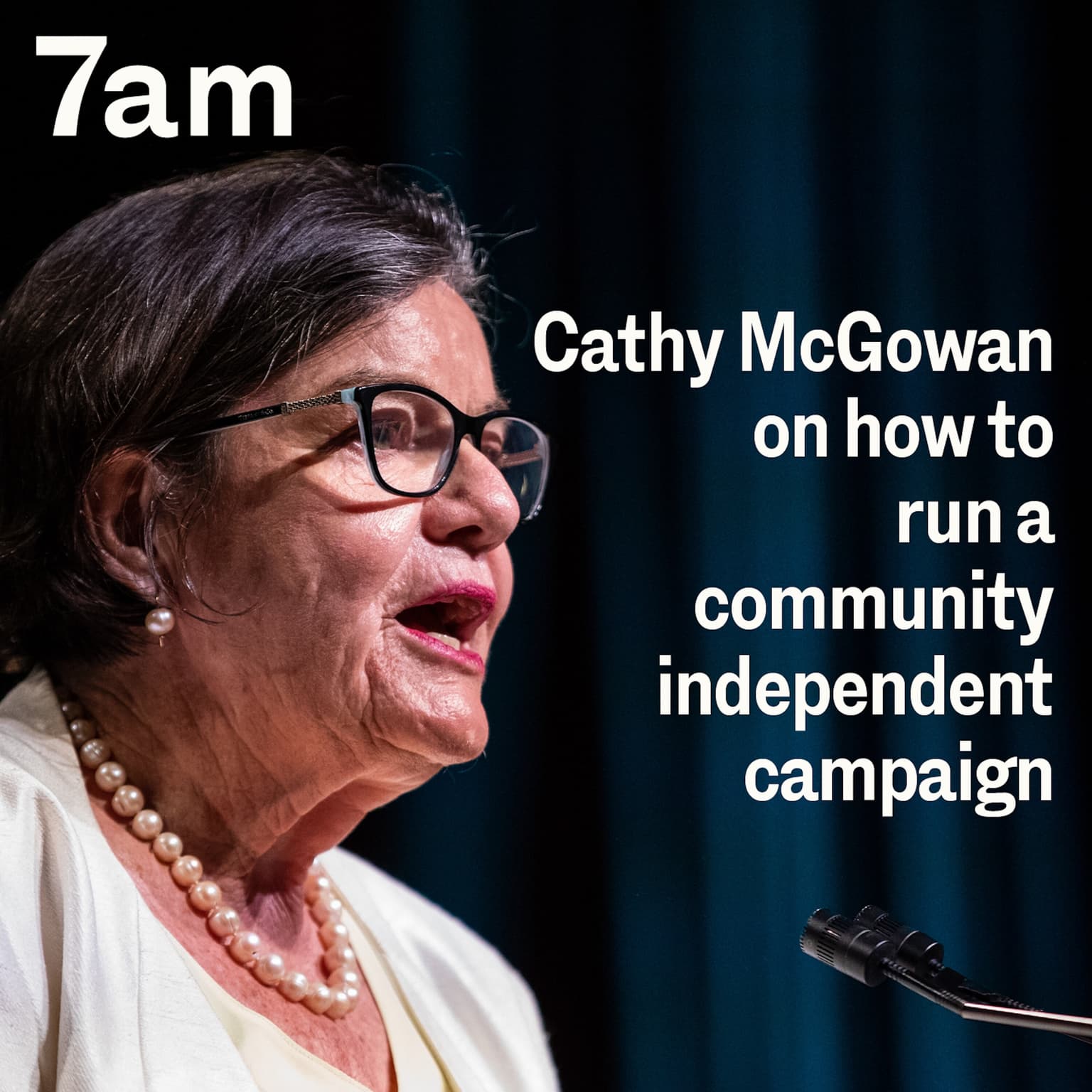 Cathy McGowan on how to run a community independent campaign artwork