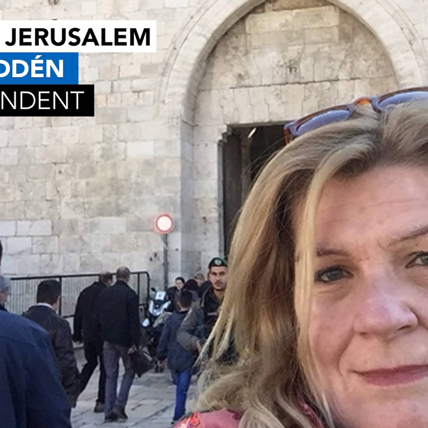 Jerusalem efter Trumps tal, samtyckeslagens normerande funktion, är biodöden snart här och hur bra är frågan: "Hur känns det?" artwork