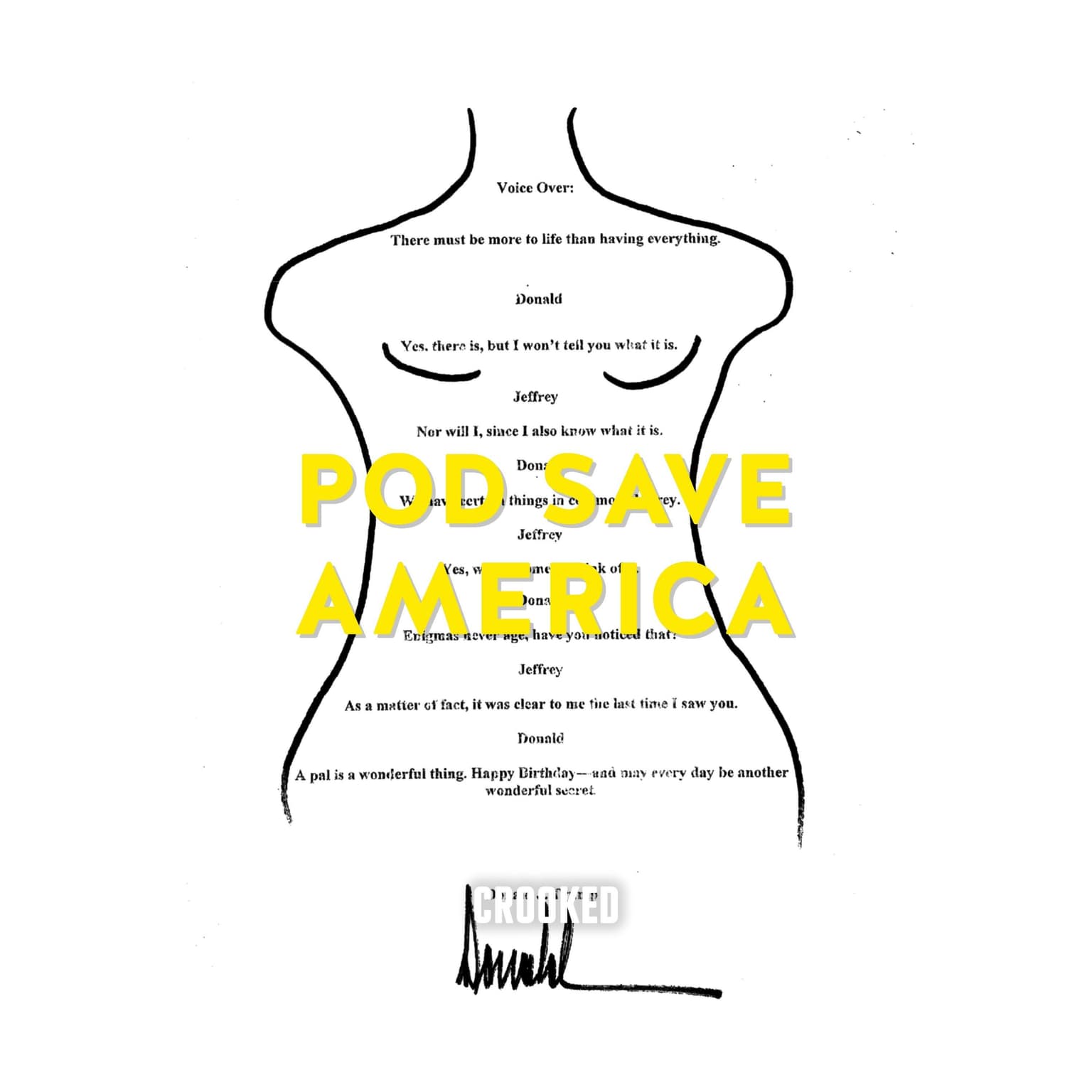 Trump's Epstein Doodle Grosser than Expected artwork