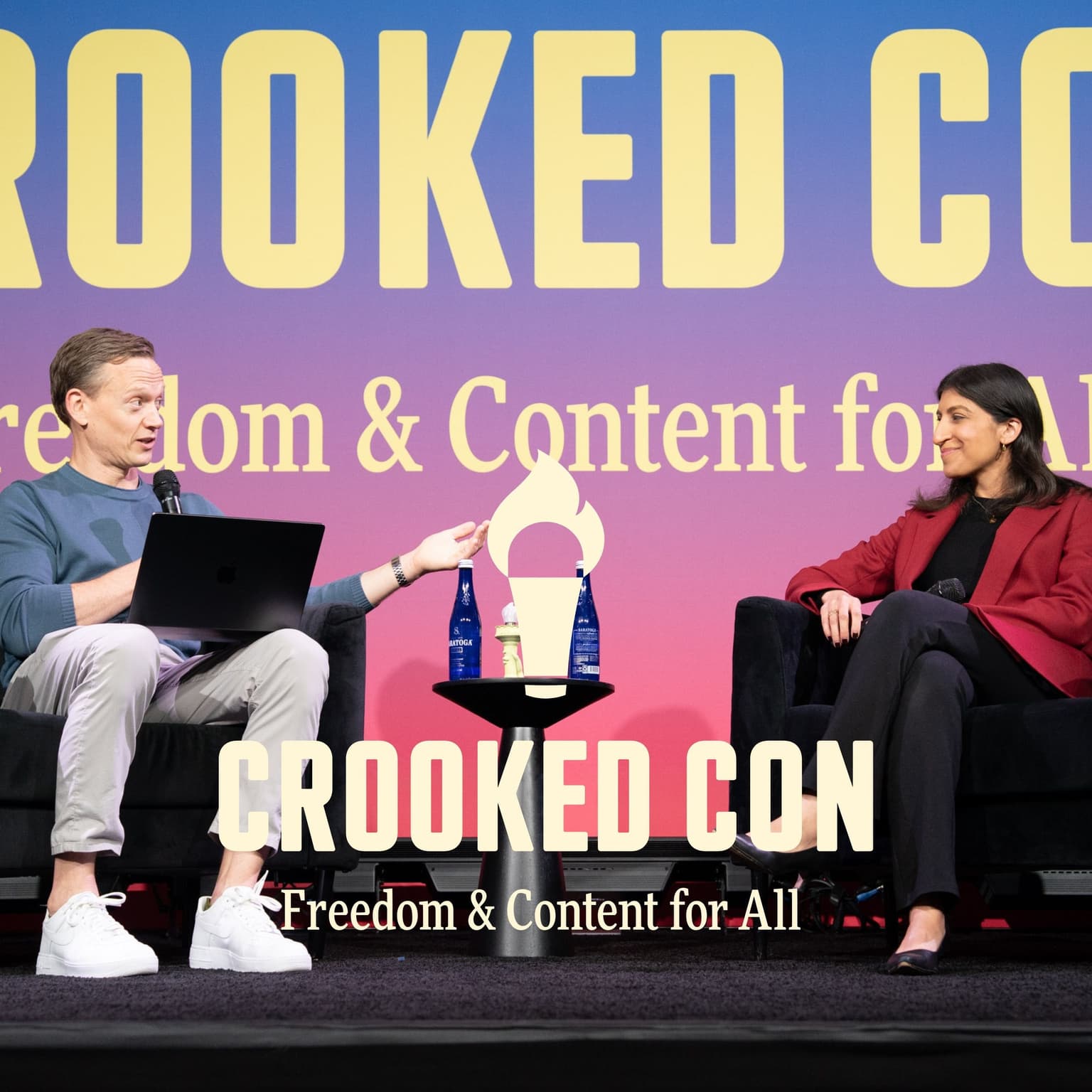 What Will Democratic Governance Look Like? + Lina Khan (Crooked Con) artwork