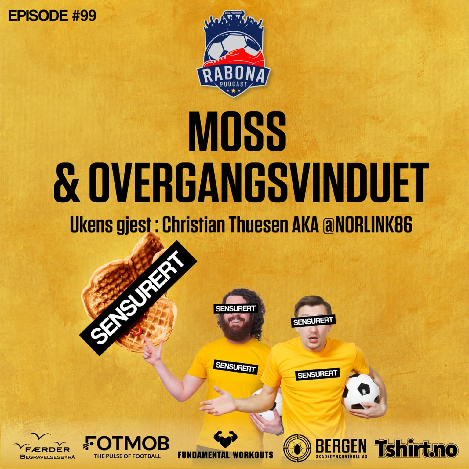 #99 Mosselukta, pølse i vaffel og agentrøre artwork