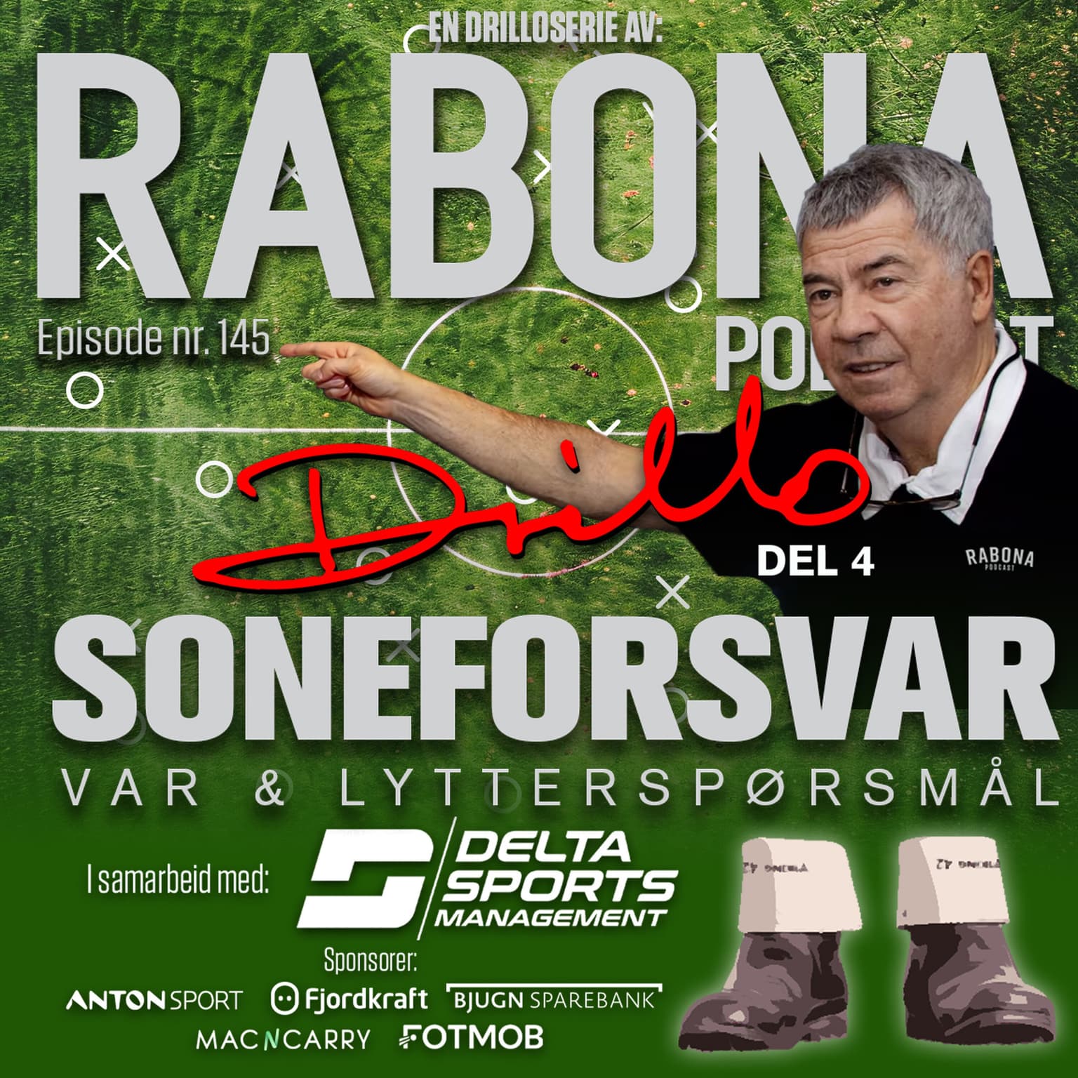 145. Drillo - Del 4 - Soneforsvar, VAR og lytterspørsmål artwork