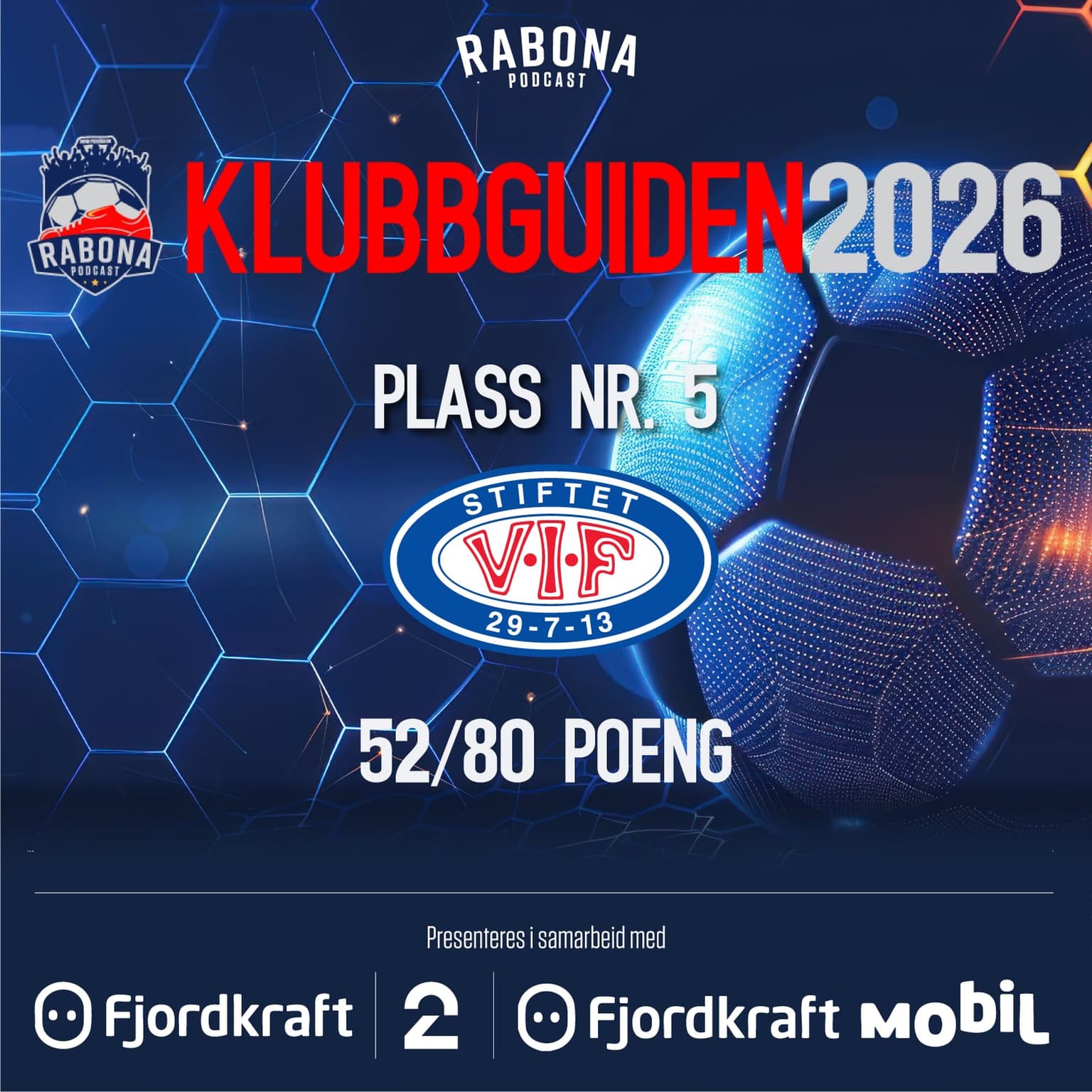 KlubbGuiden 5.plass: Vålerenga. Med Tobias Santelmann og Freddy dos Santos artwork
