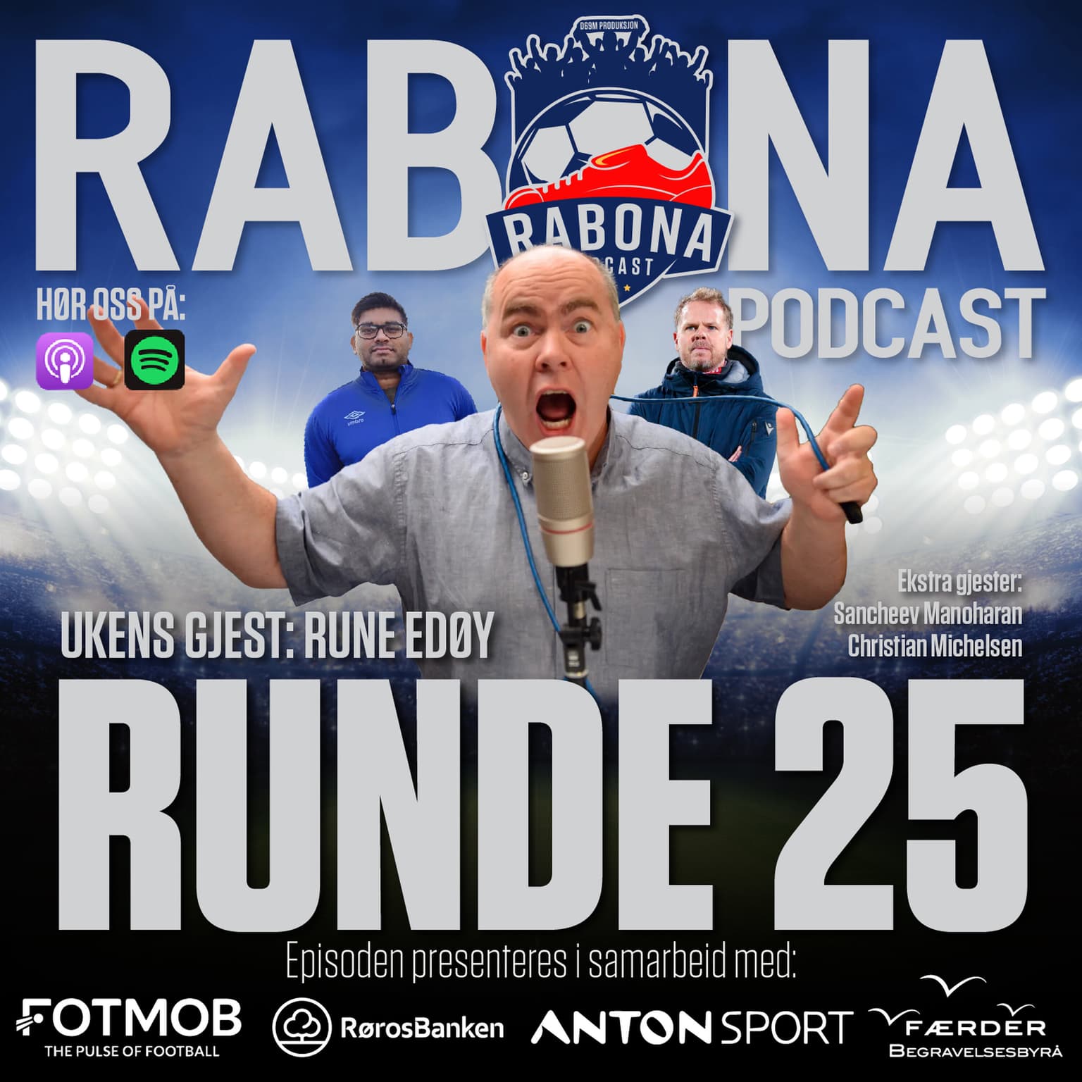 176. Runde 25 med Rune Edøy, Christian Michelsen og Sancheev Manoharan artwork