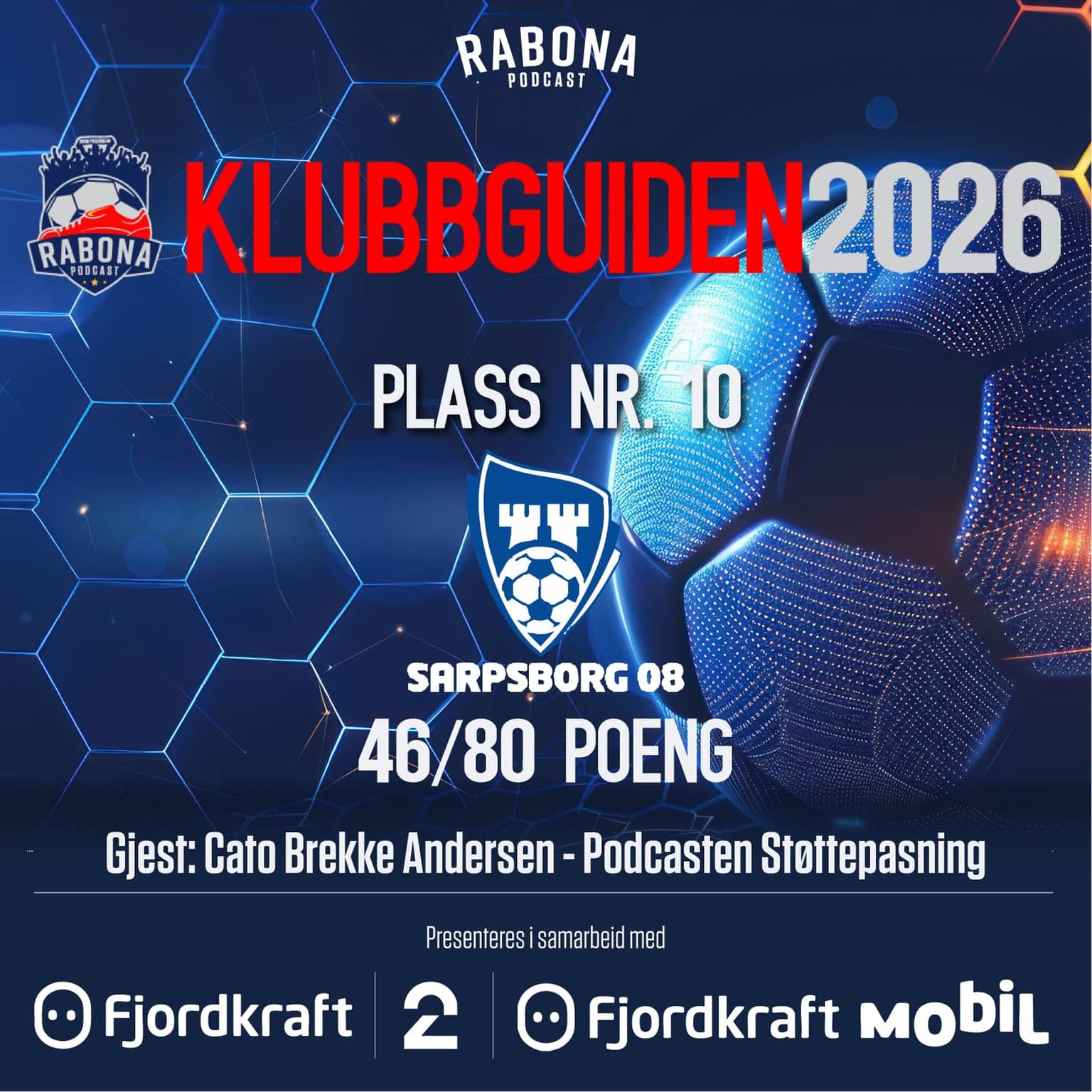 KlubbGuiden 10.plass: Sarpsborg 08 artwork