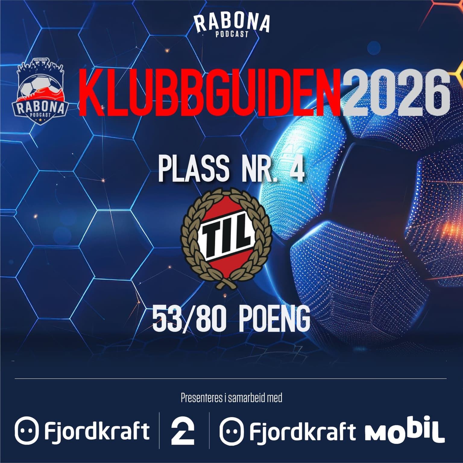 KlubbGuiden 4.plass: Tromsø artwork