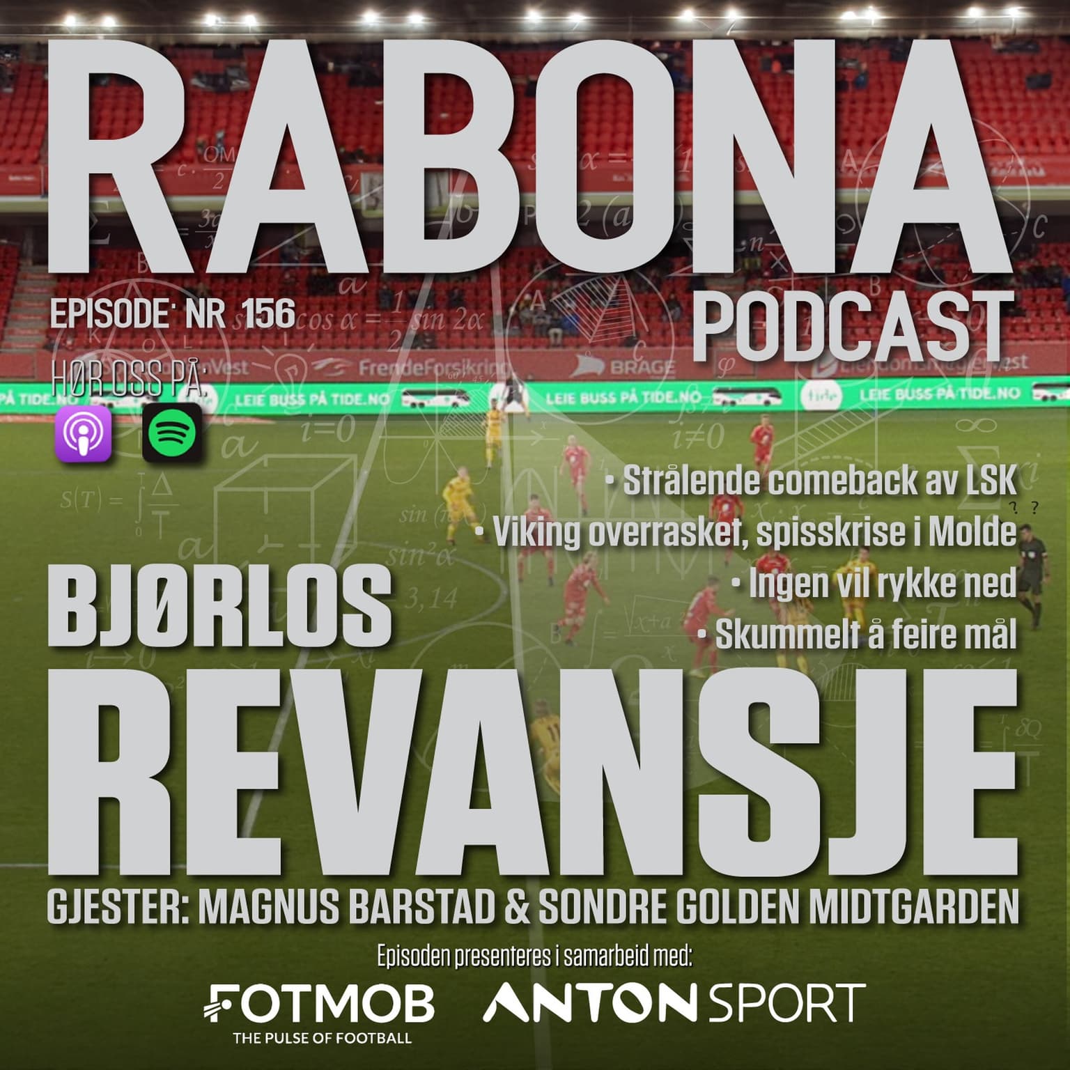 156. Bjørlos revansje, LSK comeback og banancurl på offsidelinja artwork