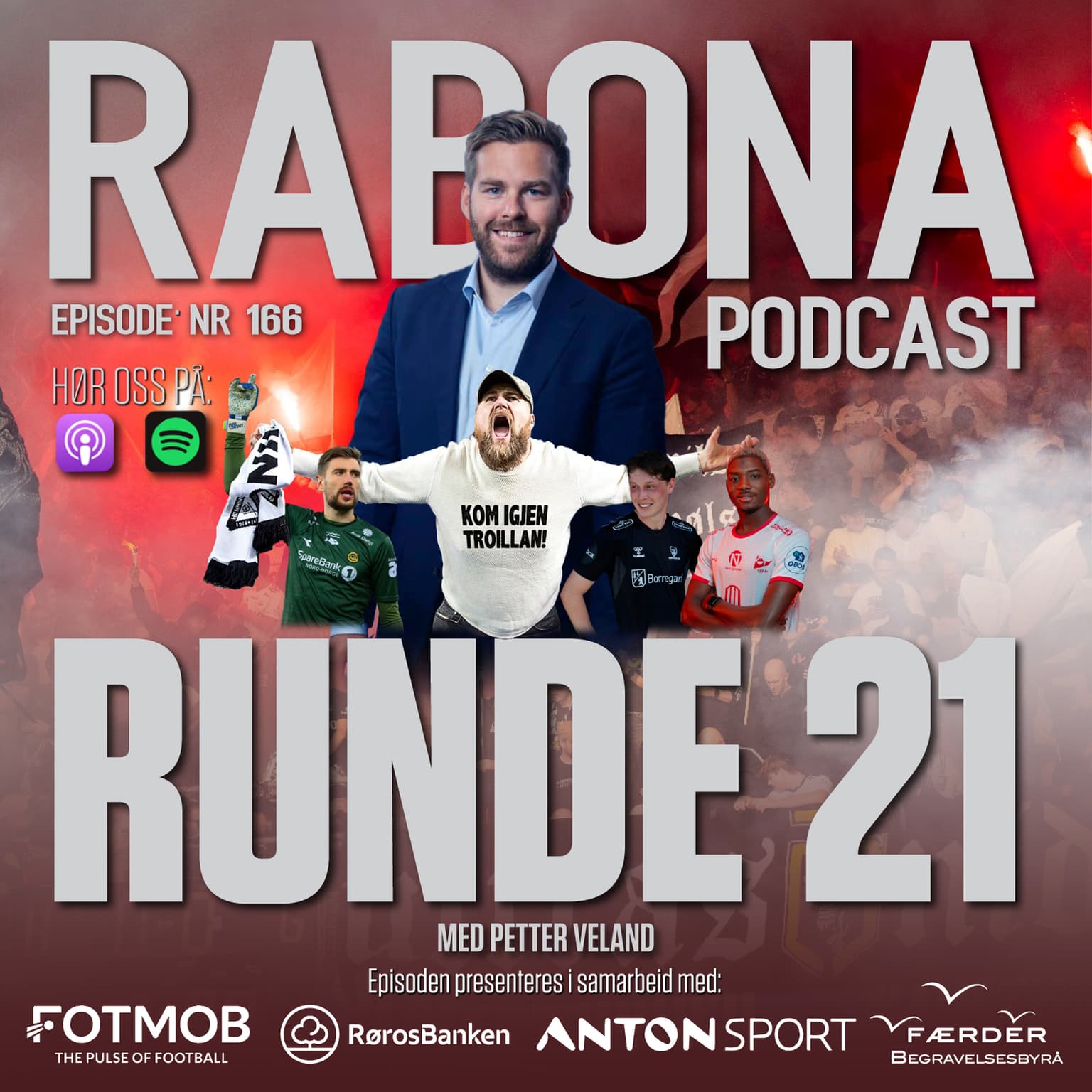 166. Buss og bluss på Lerkendal og en spontan Anton fra Petter Veland artwork