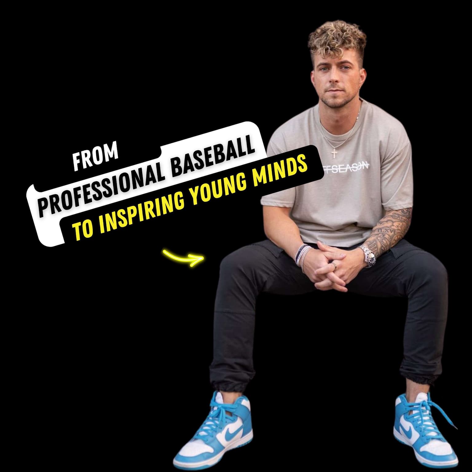 From Professional Baseball to Inspiring Young Minds | Cole Freeman artwork