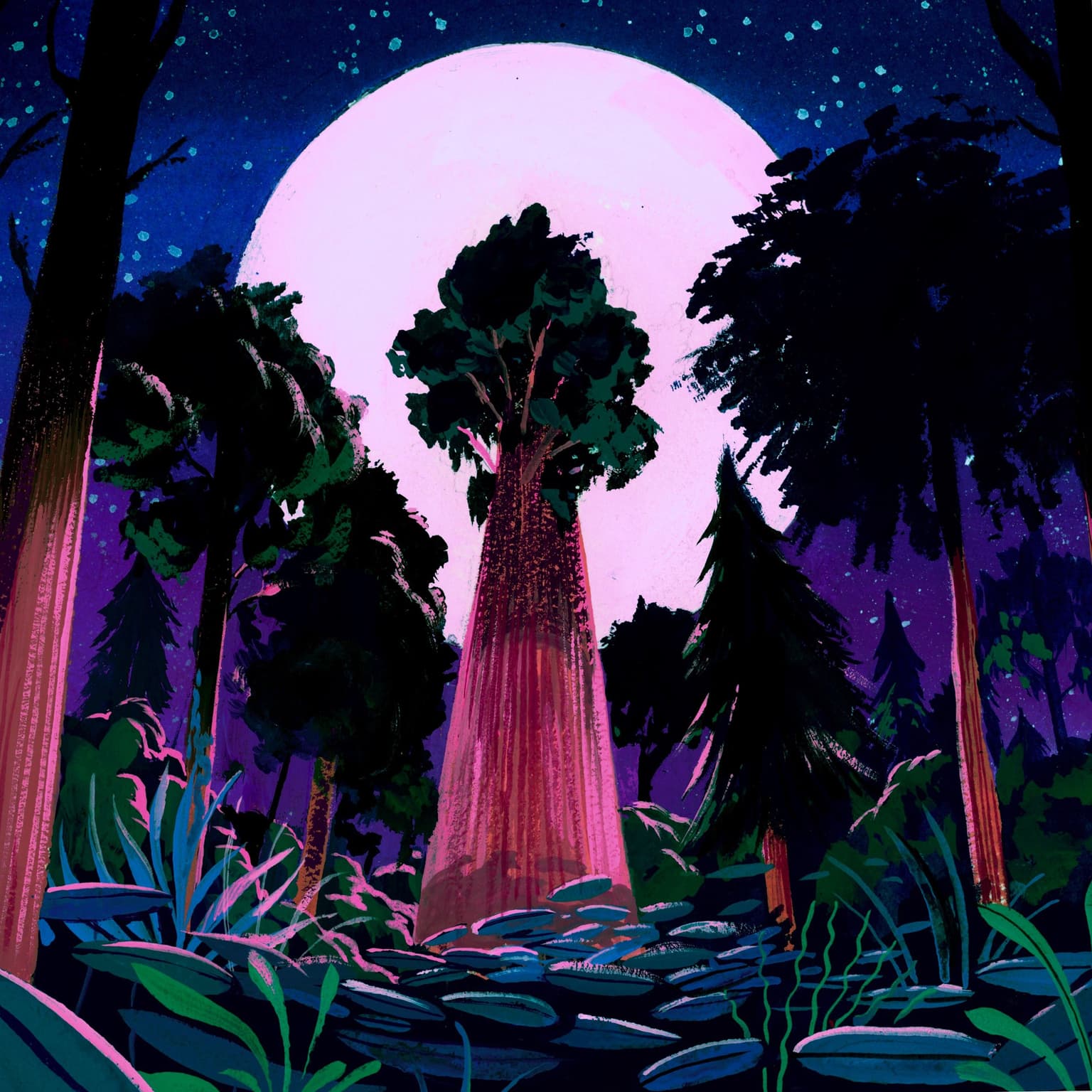 Moon Trees artwork