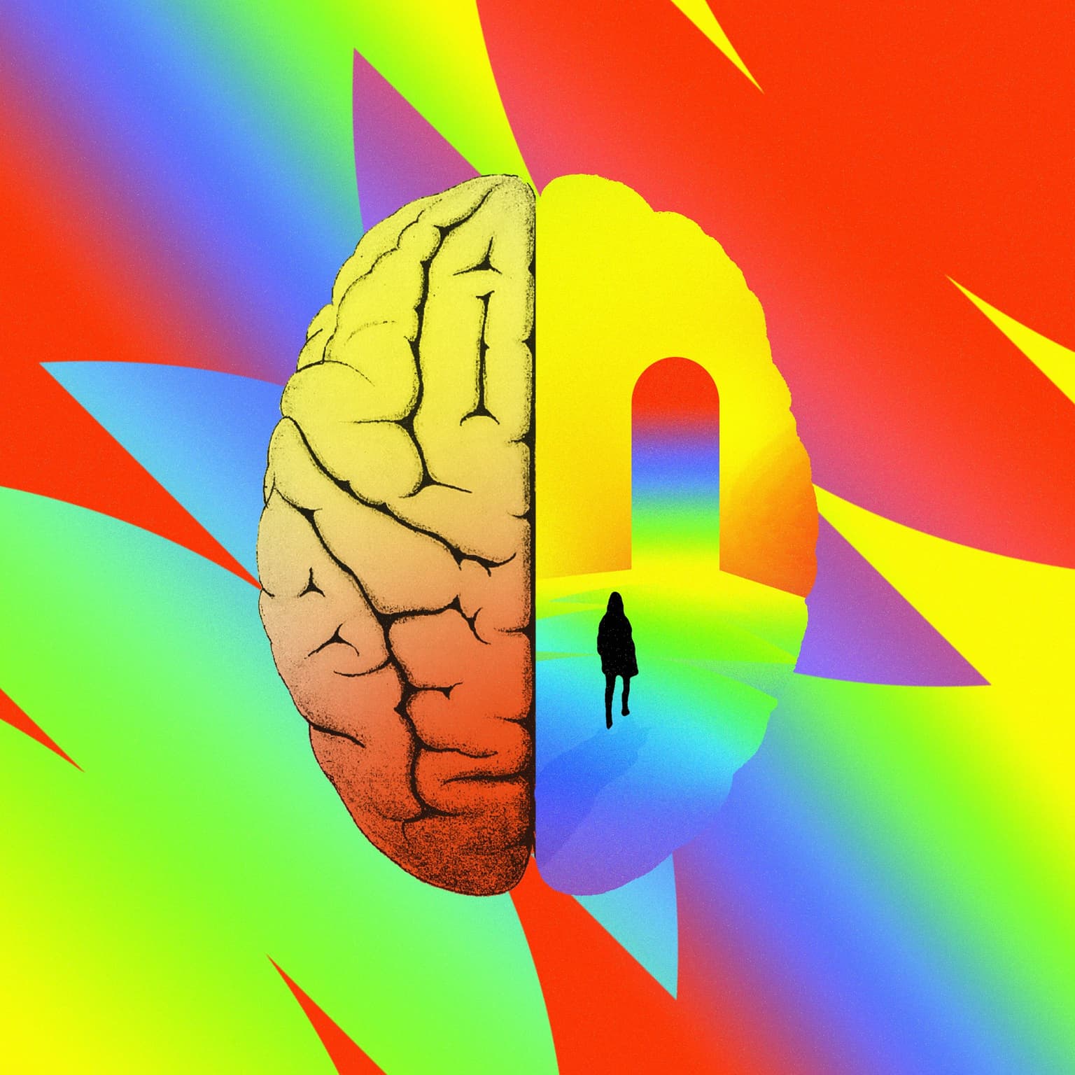 The Ecstasy of an Open Brain artwork