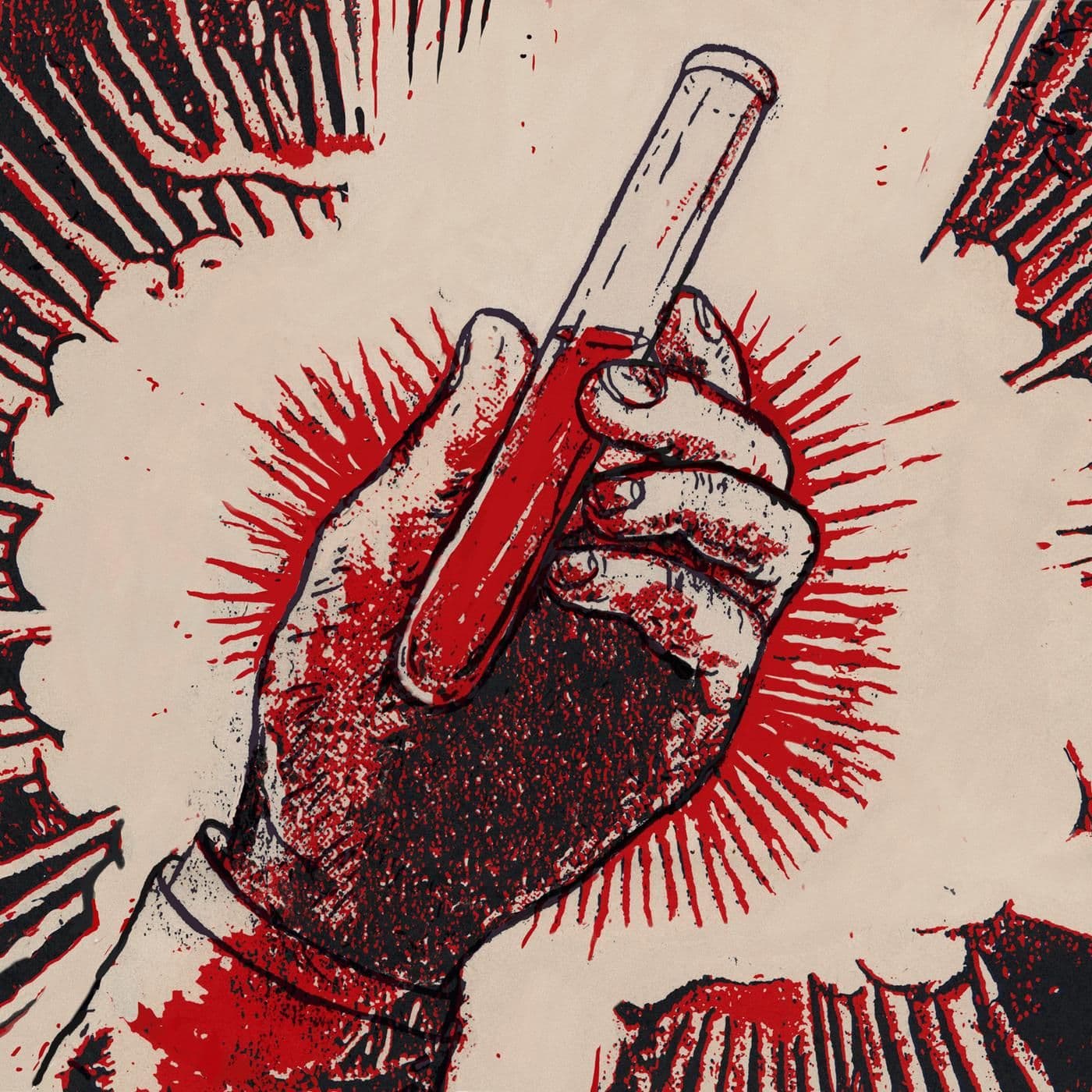 Blood artwork