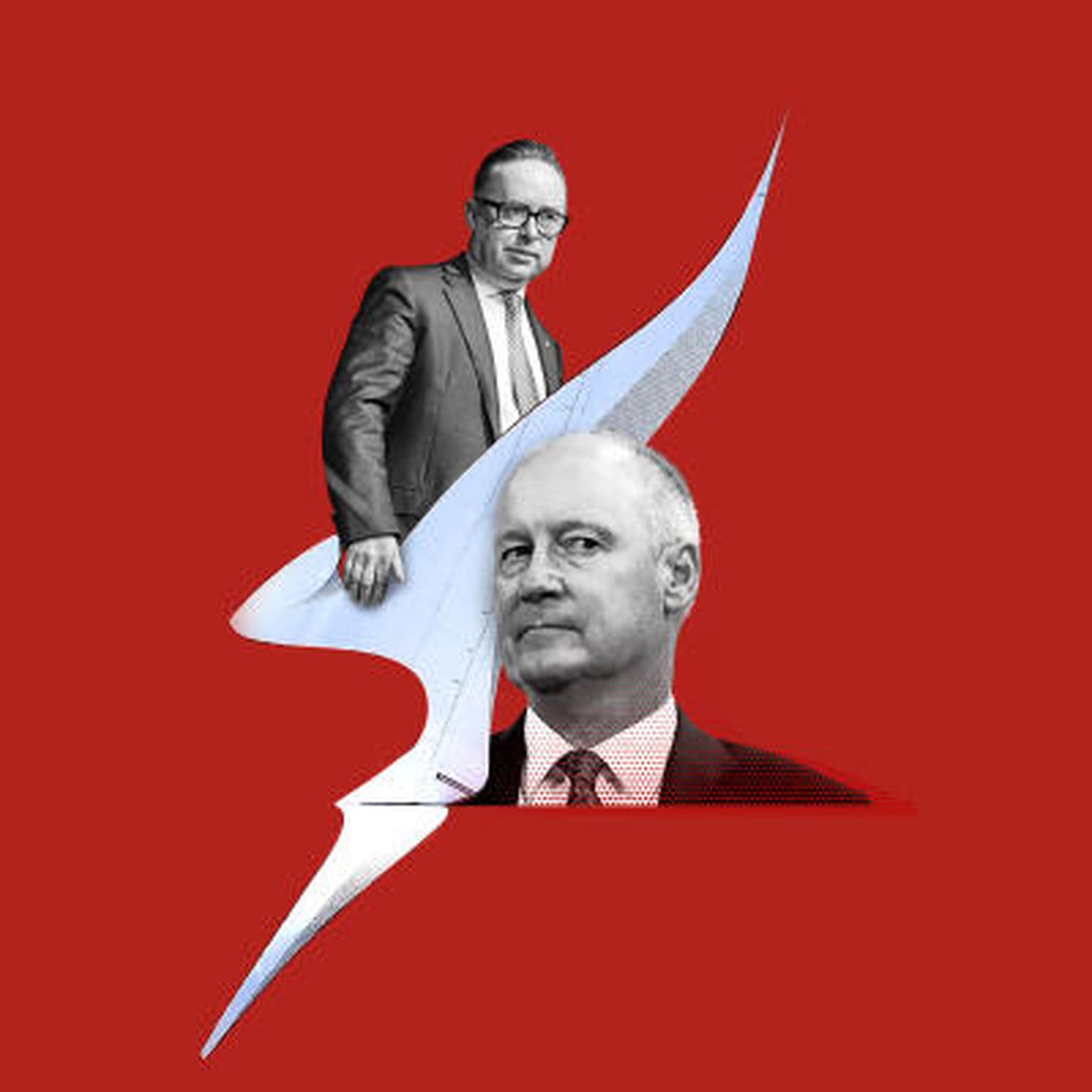Joe Aston on Qantas: ‘This is a story about power in the shadows’ artwork