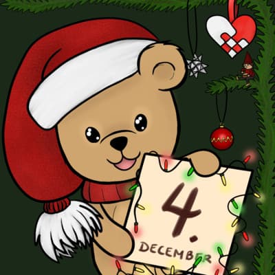 4. december - Julebrevet i supermarkedet artwork