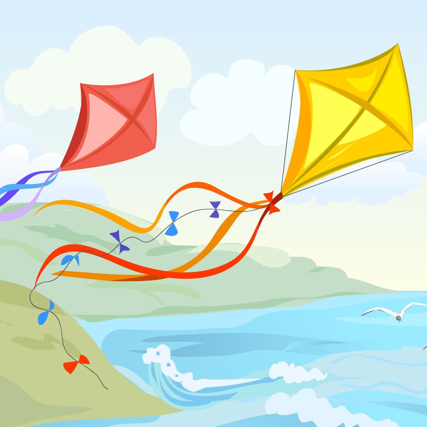 Geo flyver med drage artwork