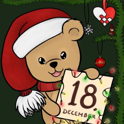 18. december - Brevene i den lyserøde sø artwork