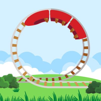 Geo i forlystelsespark artwork