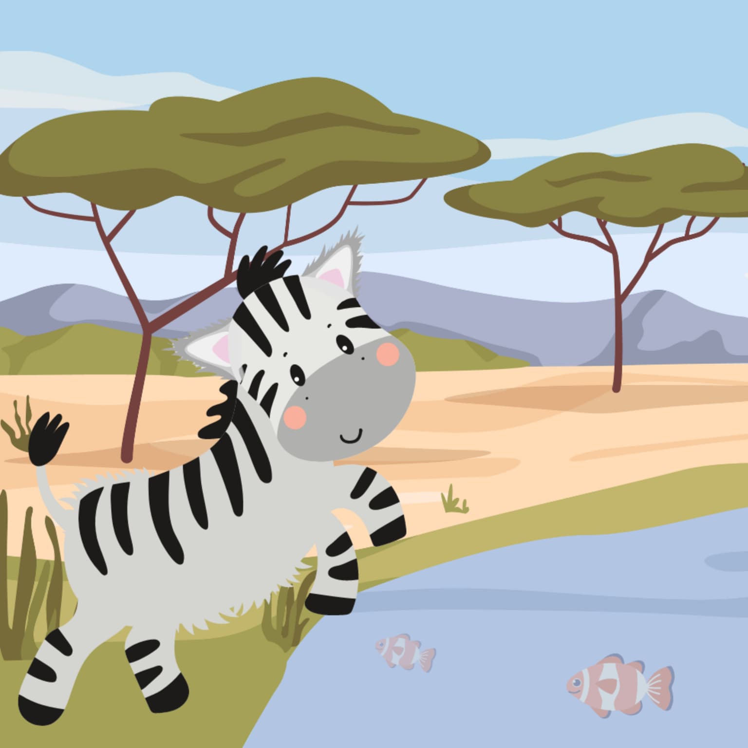 Geo og Zebraen artwork