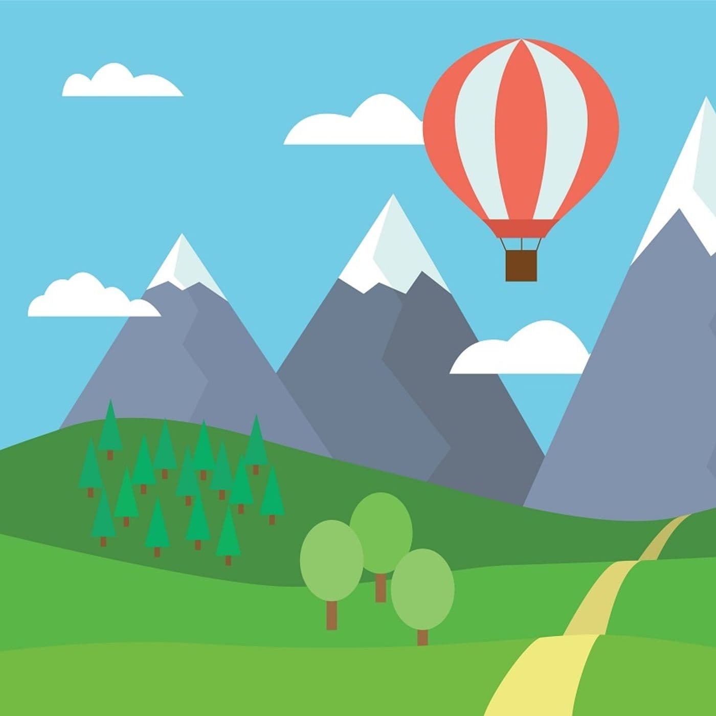 Geo i luftballonen artwork