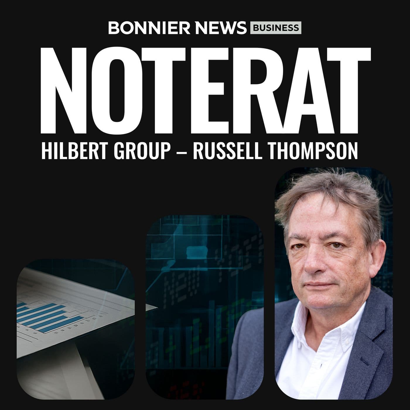 ANNONS: Hur påverkas kryptomarknaden av omvärlden? Noterat – Hilbert Group – Russell Thompson artwork