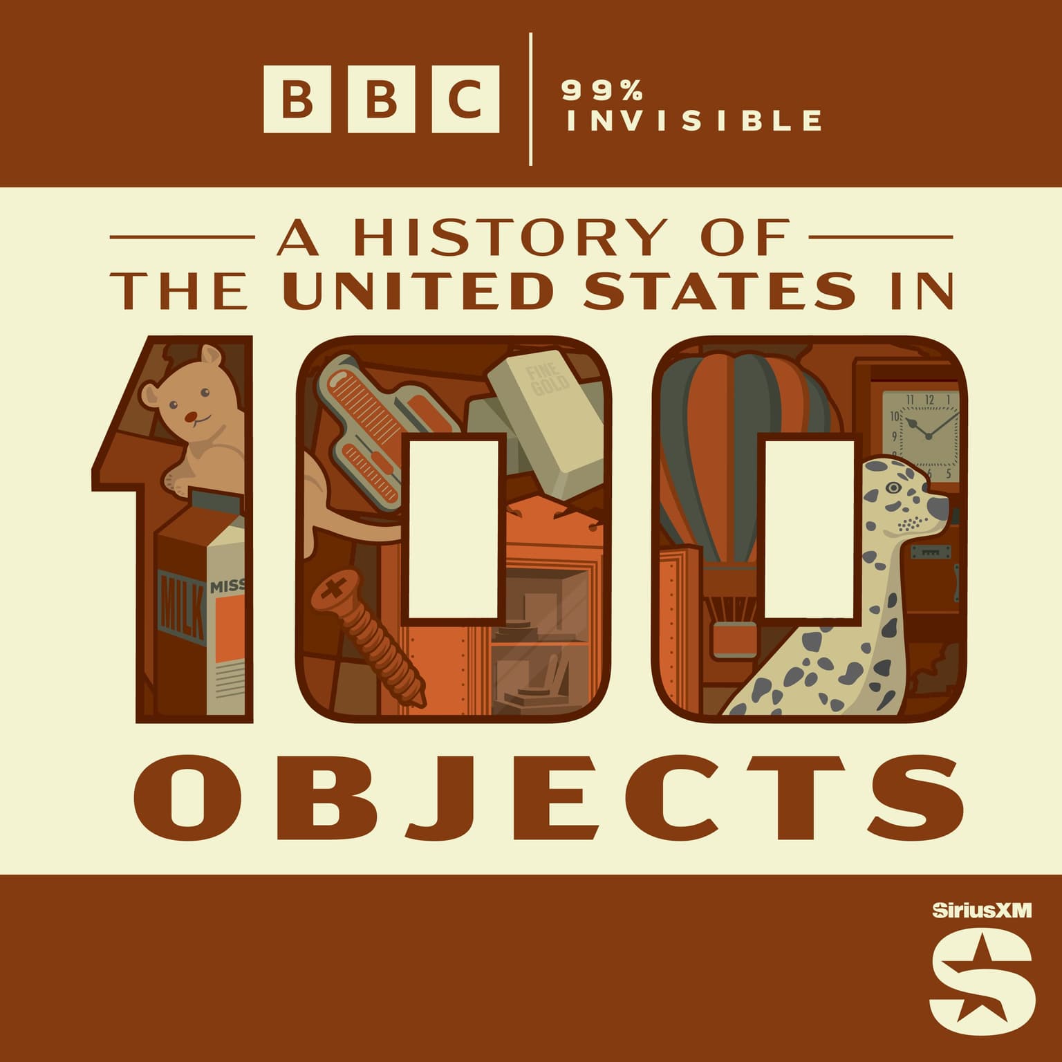 A History of the United States in 100 Objects Trailer artwork