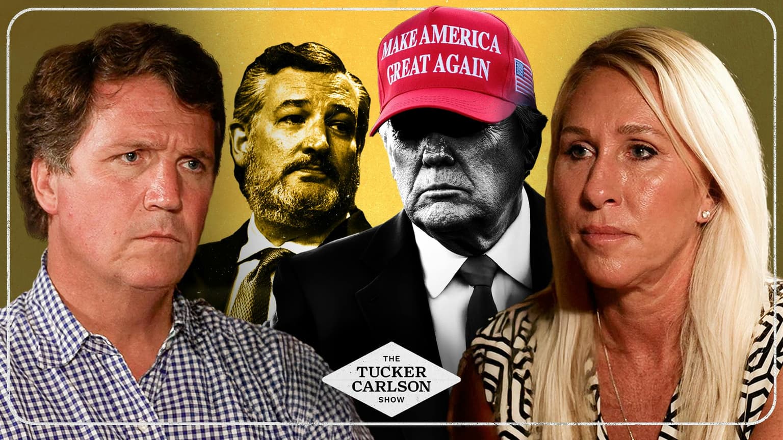 Tucker and MTG on the 5 Pillars of MAGA and the Snakes in Washington Trying to Tear Them Down artwork