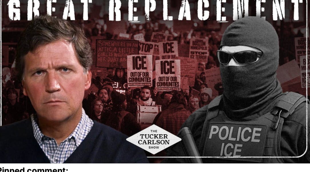 Tucker on What the Violent ICE Protests Are Really About and What It Means for White America artwork