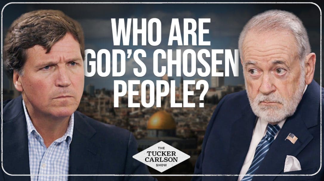 Tucker Confronts Mike Huckabee on America’s Toxic Relationship With Israel artwork